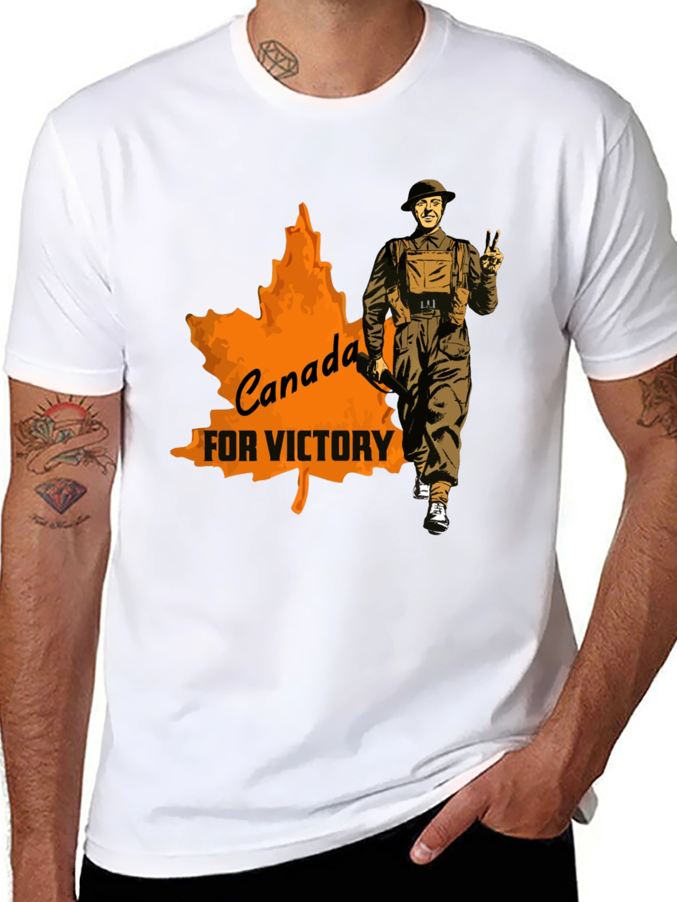 Canada for Victory Graphic T-Shirt