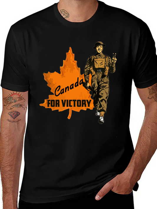Canada for Victory Graphic T-Shirt