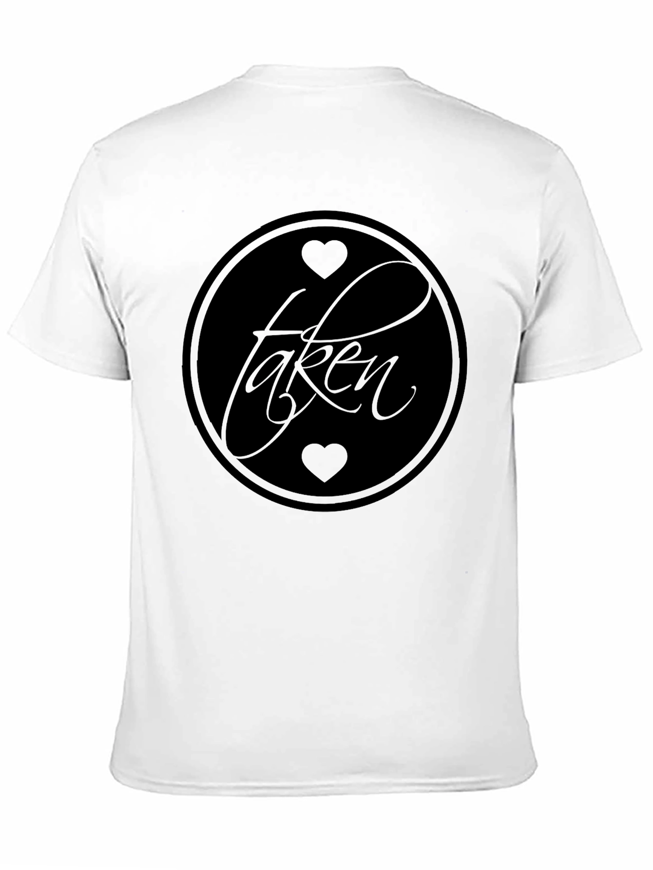 Taken Heart Graphic Print Black T-Shirt