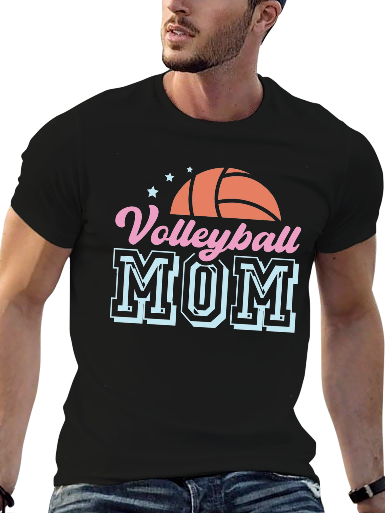 Volleyball Mom T-Shirt - Sports Fan Apparel