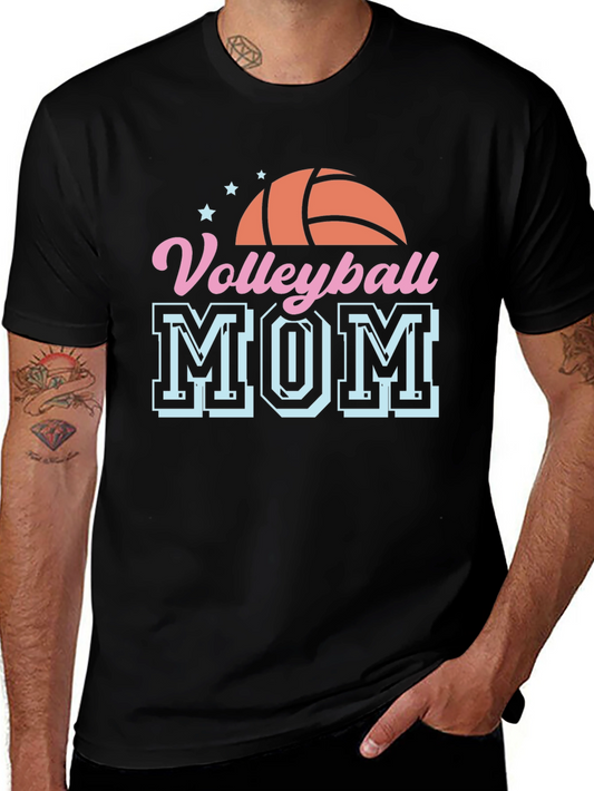 Volleyball Mom T-Shirt - Sports Fan Apparel