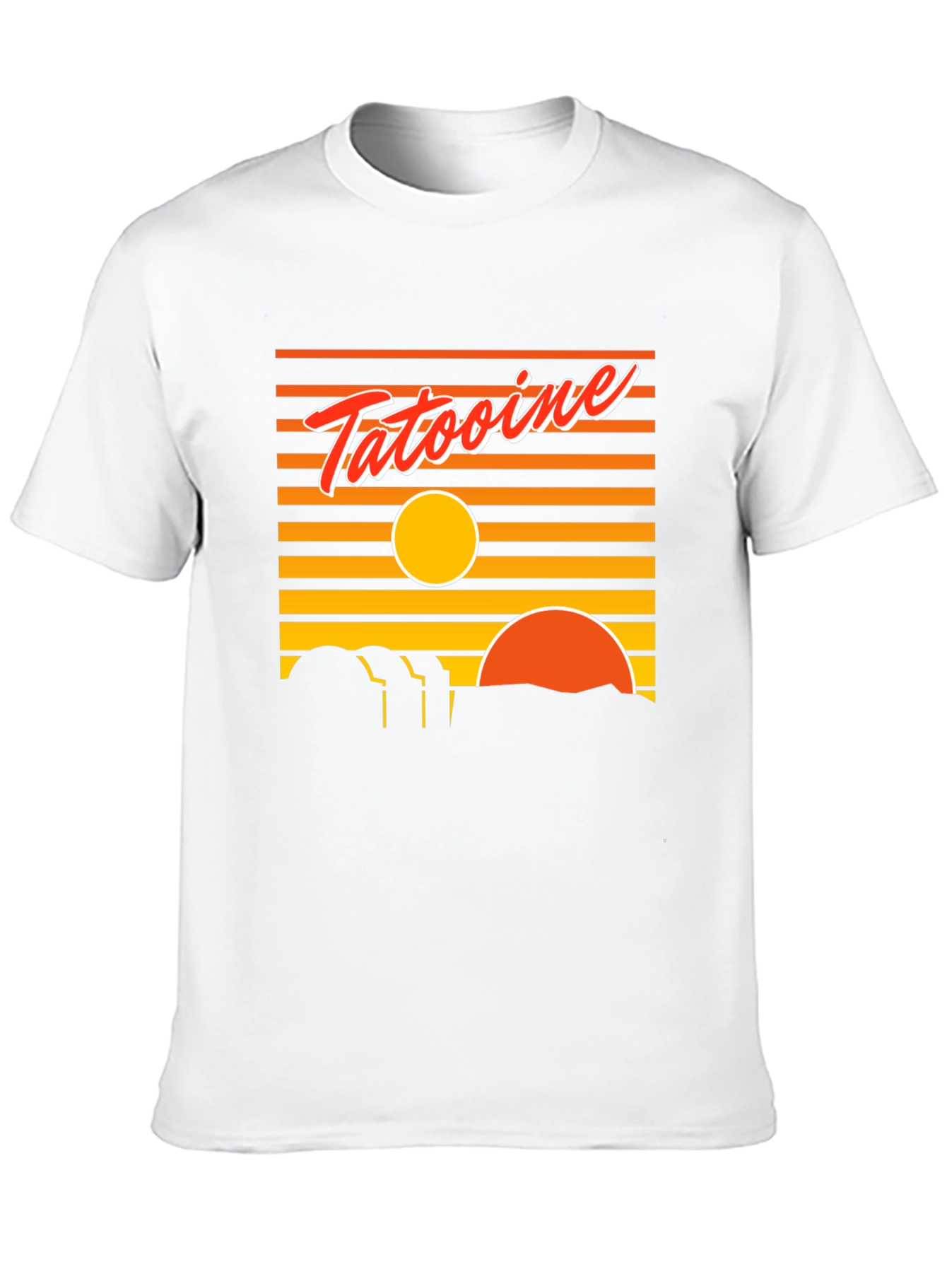 Tatooine Sunset T-Shirt - Retro Graphic Tee