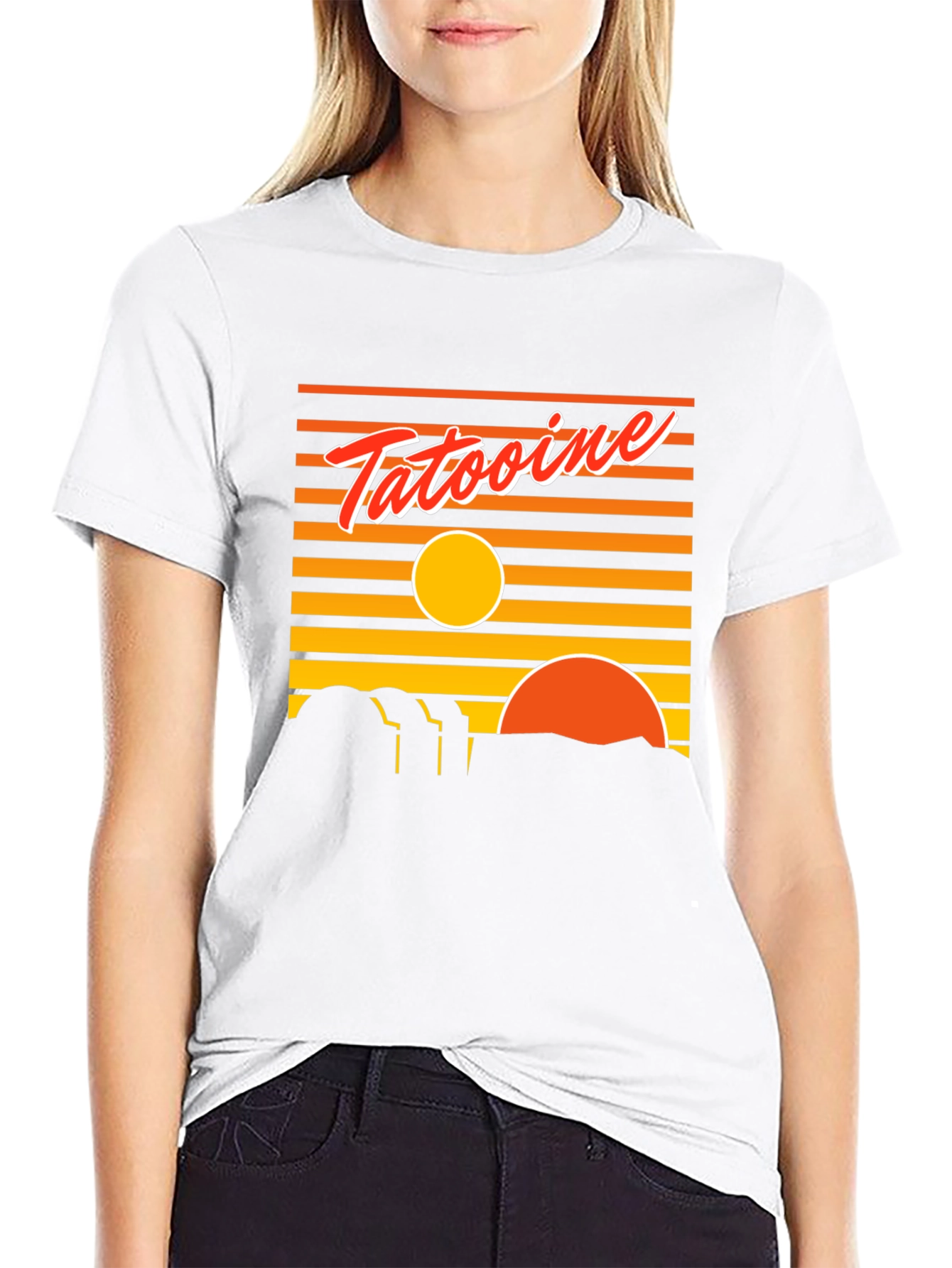 Tatooine Sunset T-Shirt - Retro Graphic Tee
