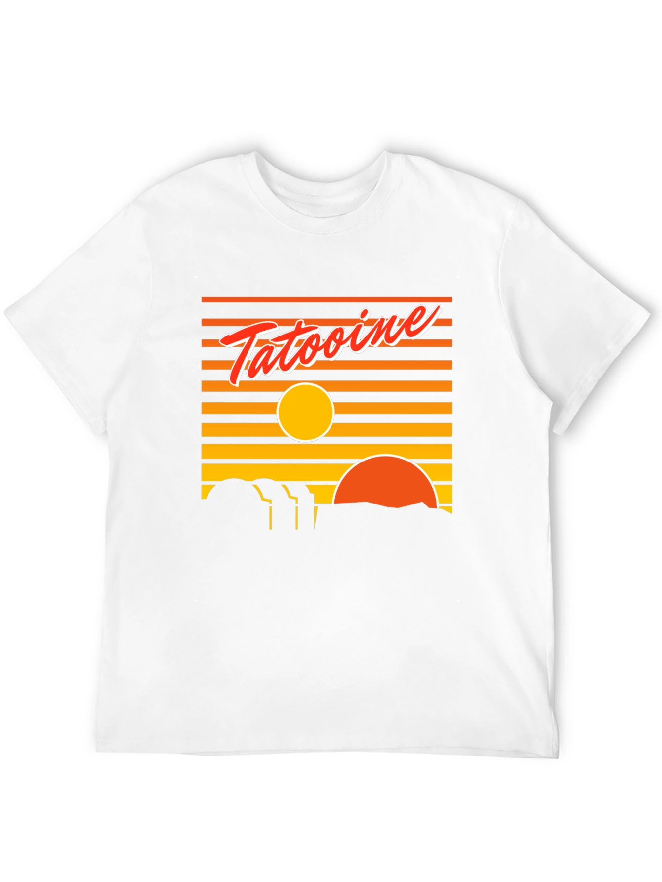 Tatooine Sunset T-Shirt - Retro Graphic Tee