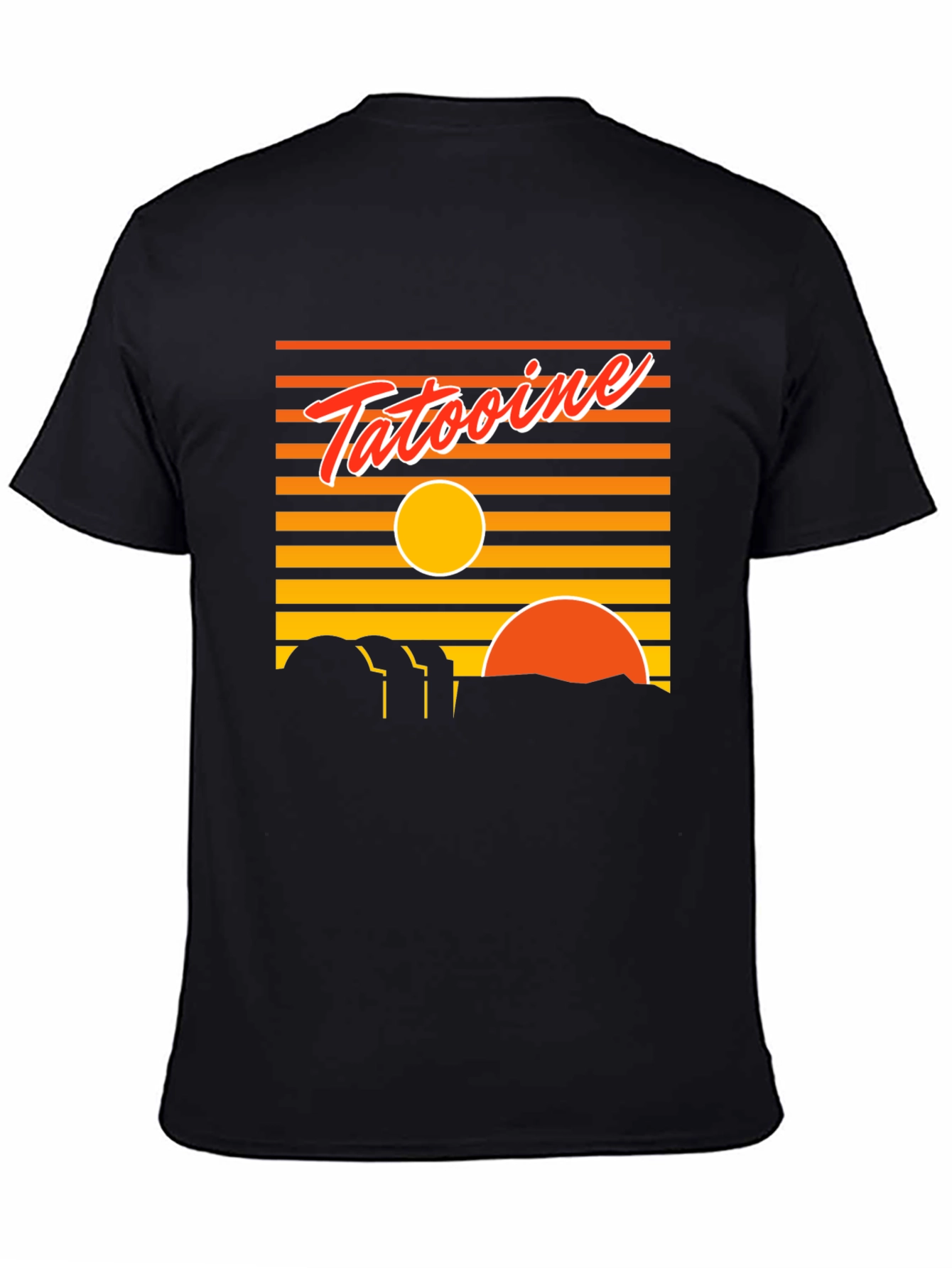 Tatooine Sunset T-Shirt - Retro Graphic Tee
