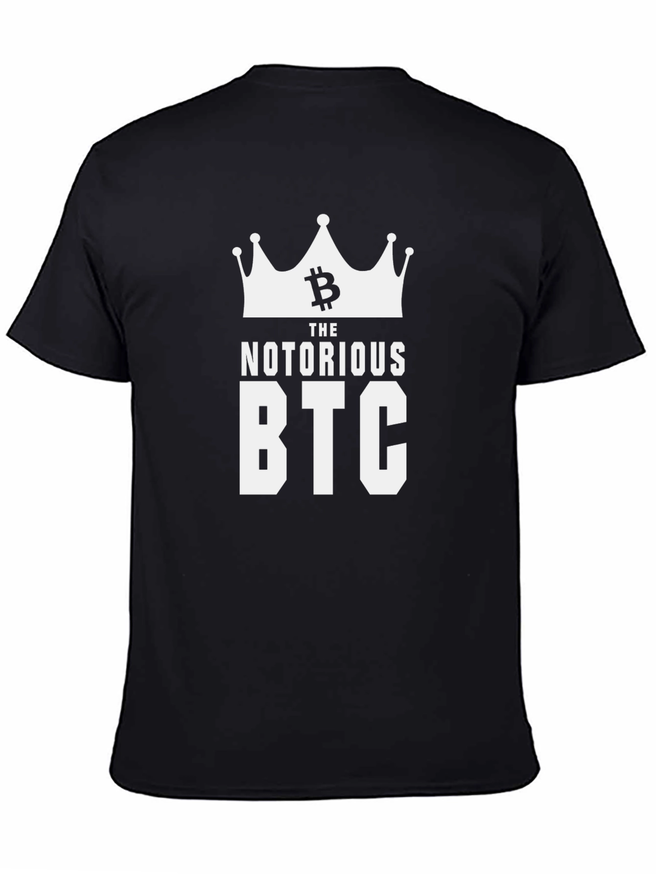 The Notorious BTC T-Shirt Crypto Bitcoin Design