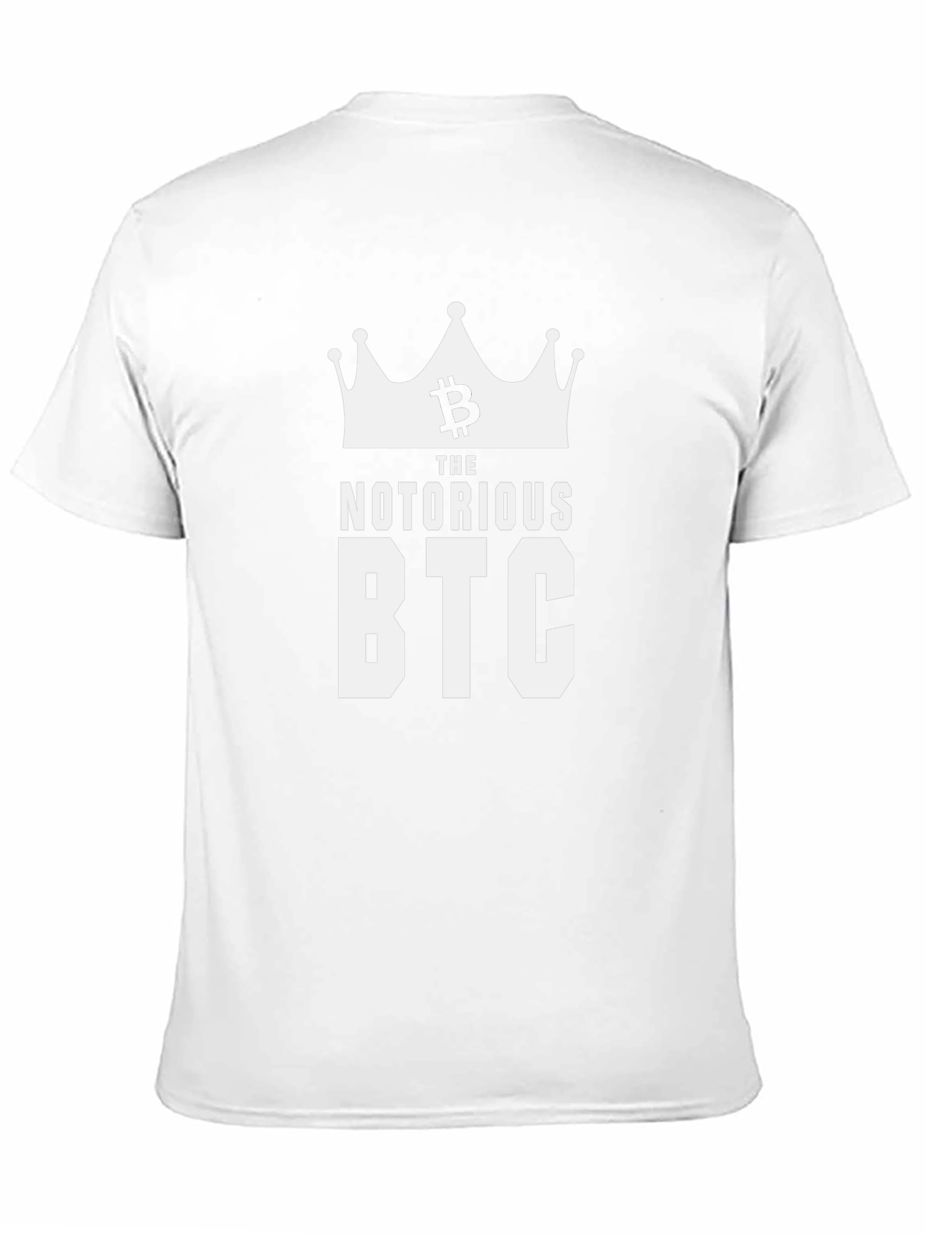The Notorious BTC T-Shirt Crypto Bitcoin Design