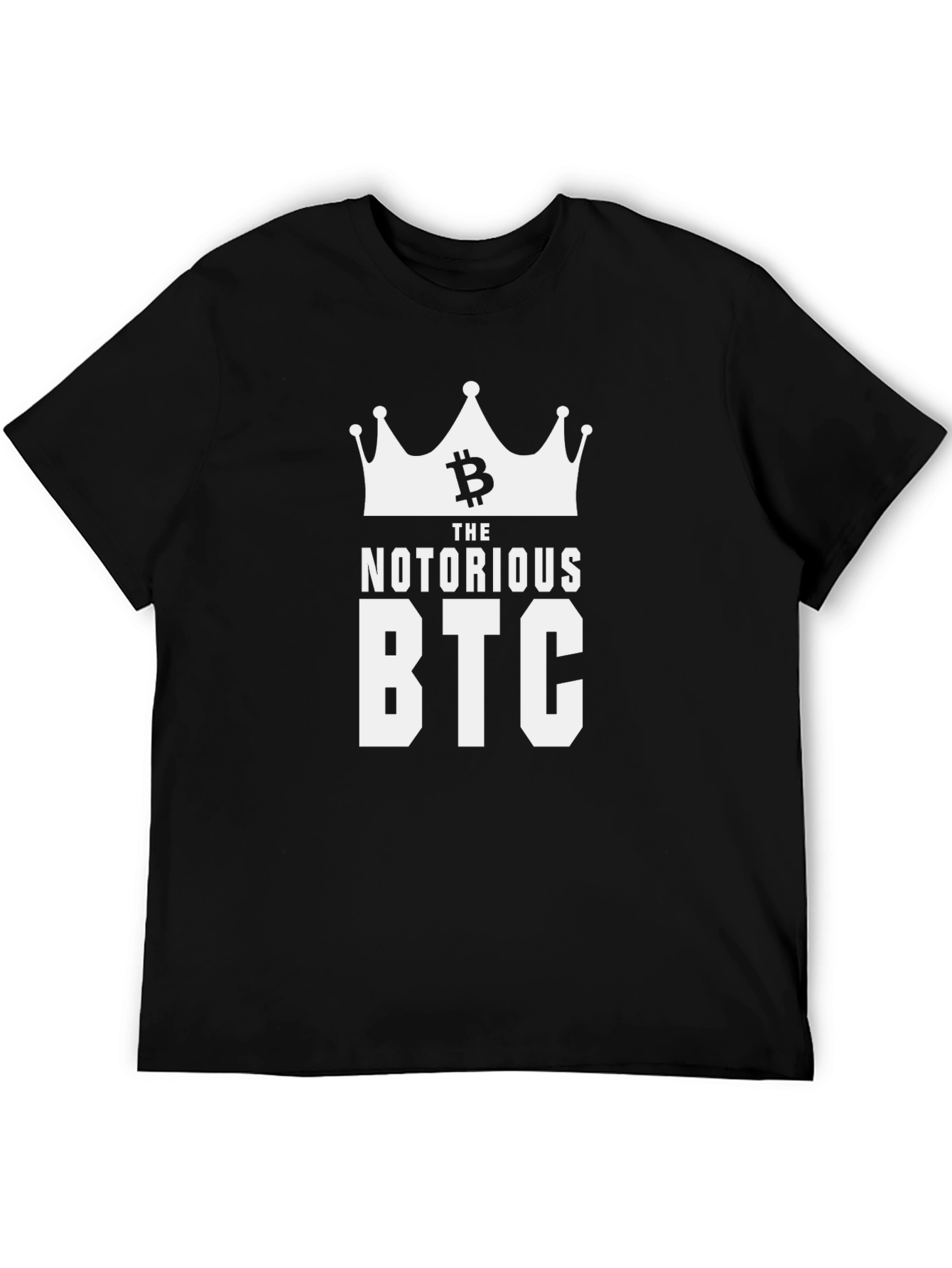 The Notorious BTC T-Shirt Crypto Bitcoin Design