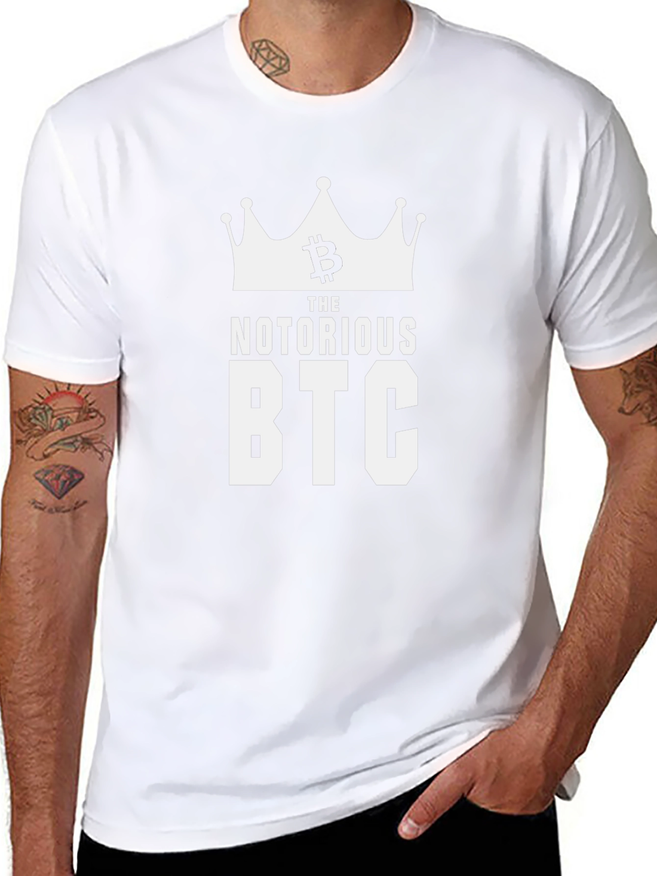 The Notorious BTC T-Shirt Crypto Bitcoin Design