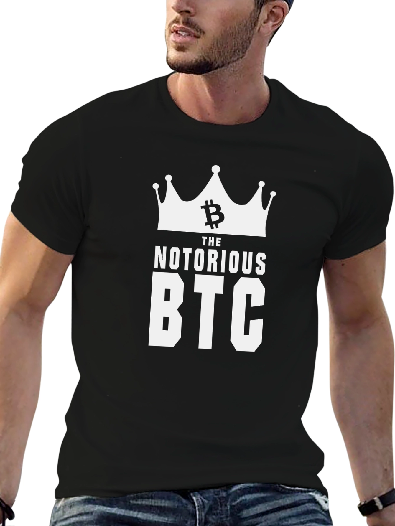The Notorious BTC T-Shirt Crypto Bitcoin Design