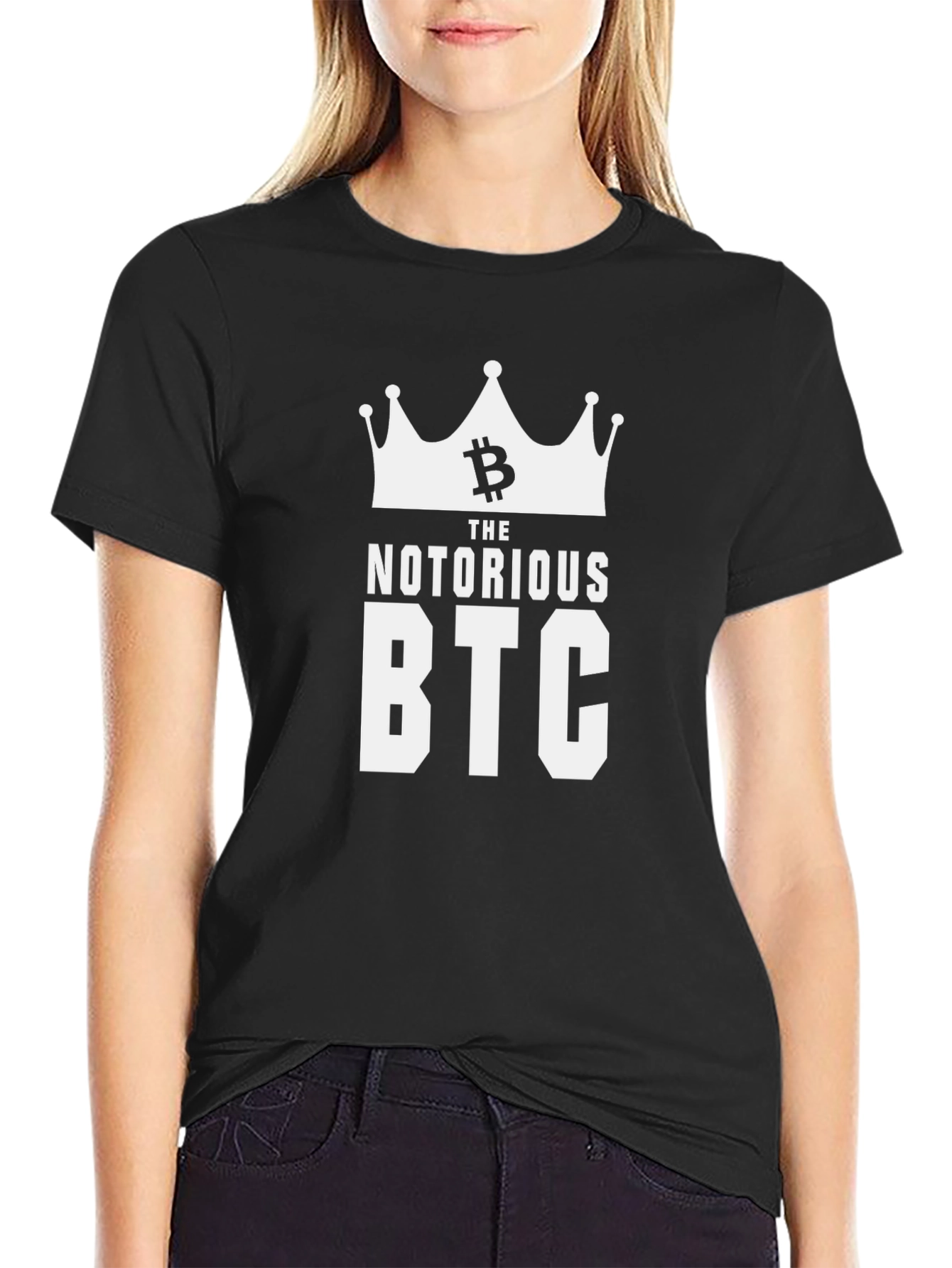 The Notorious BTC T-Shirt Crypto Bitcoin Design