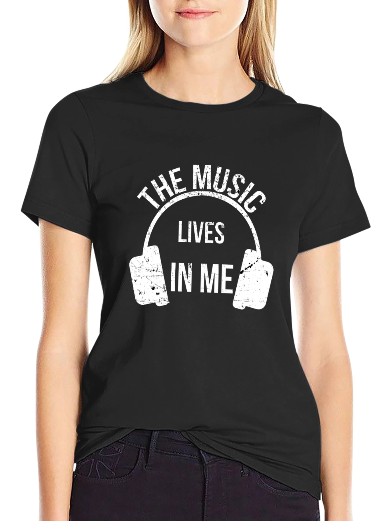 The Music Lives In Me Graphic Tee
