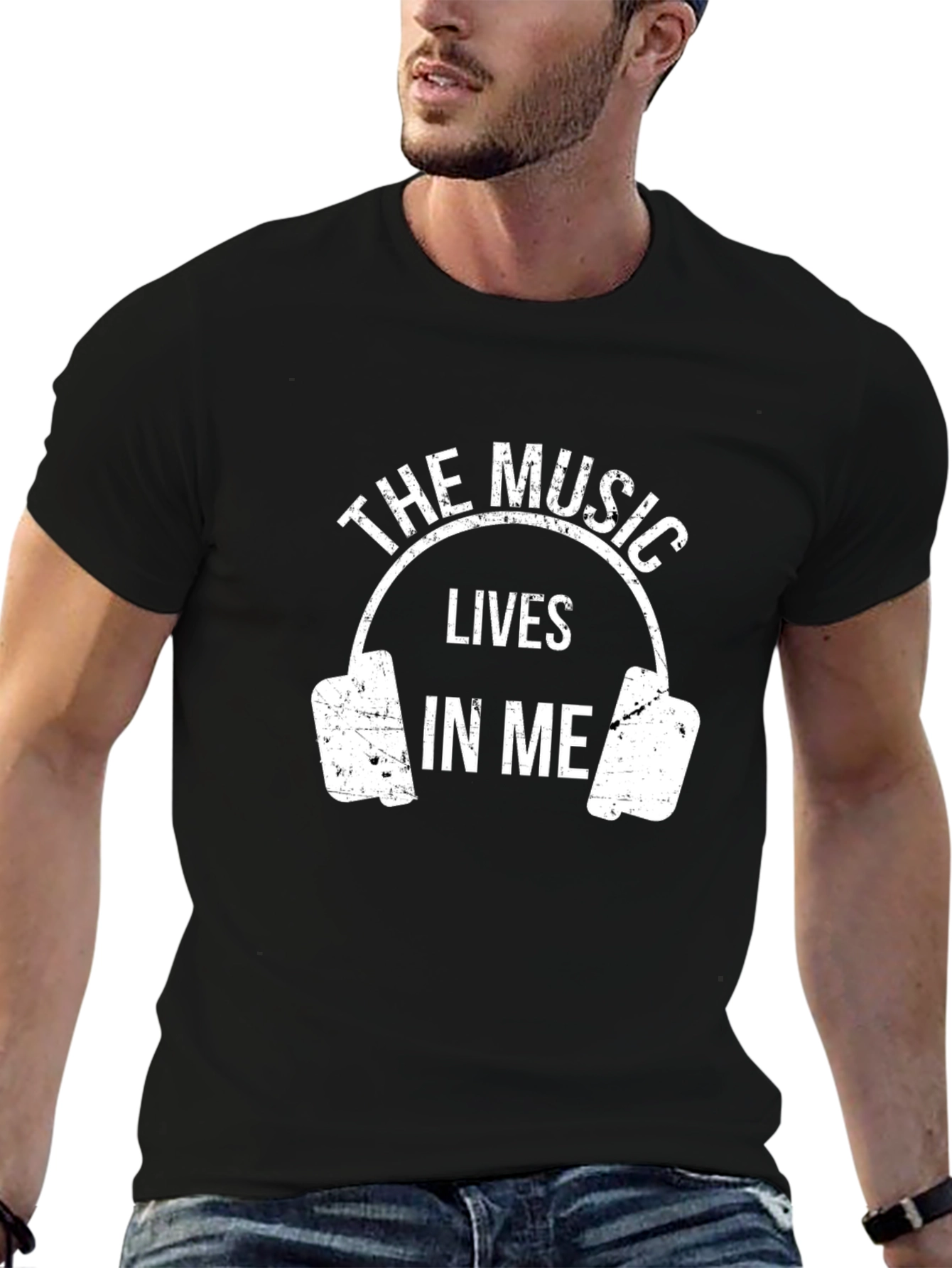 The Music Lives In Me Graphic Tee
