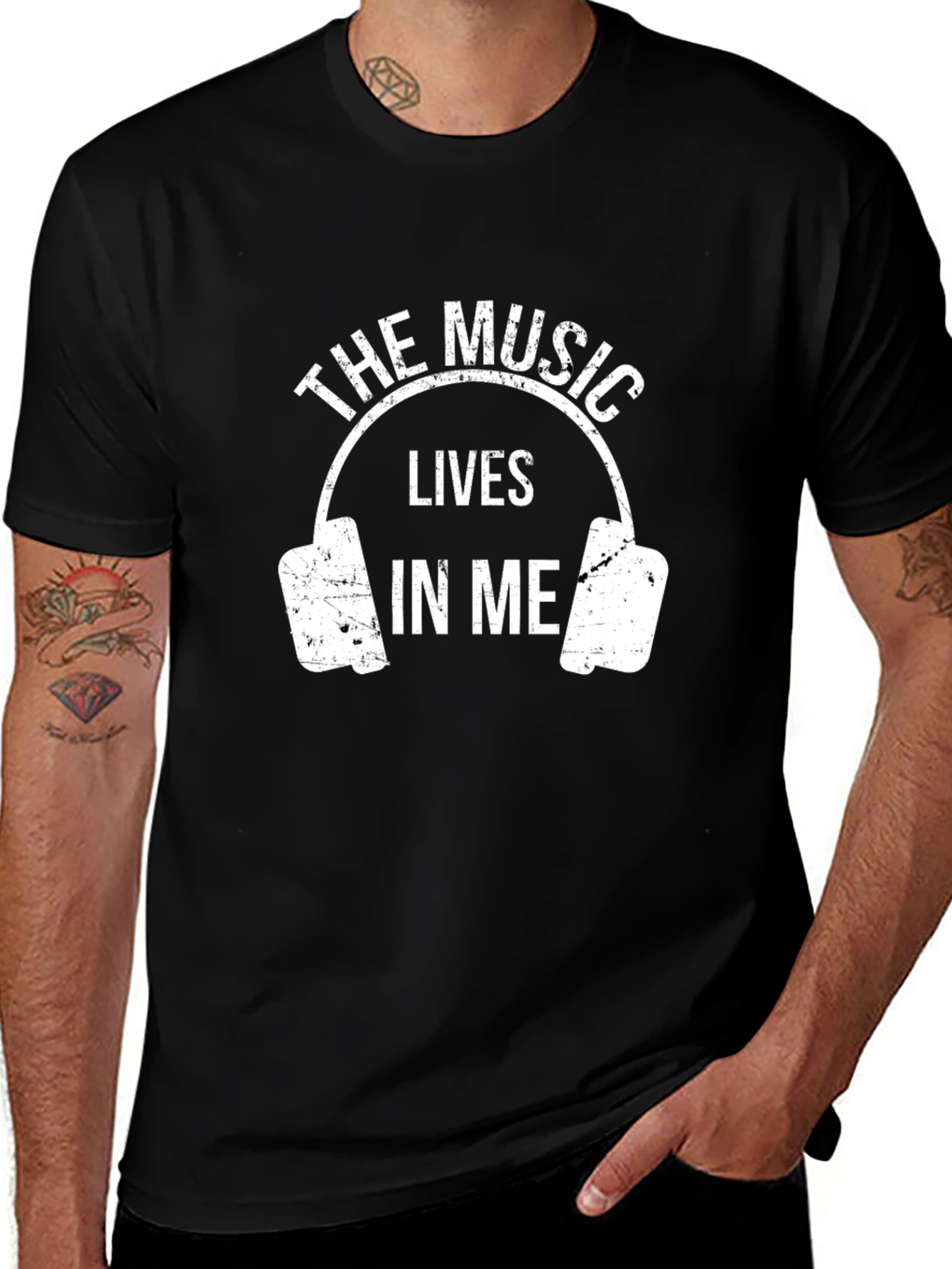 The Music Lives In Me Graphic Tee