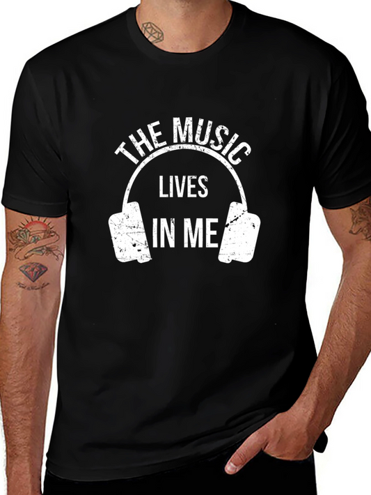 The Music Lives In Me Graphic Tee