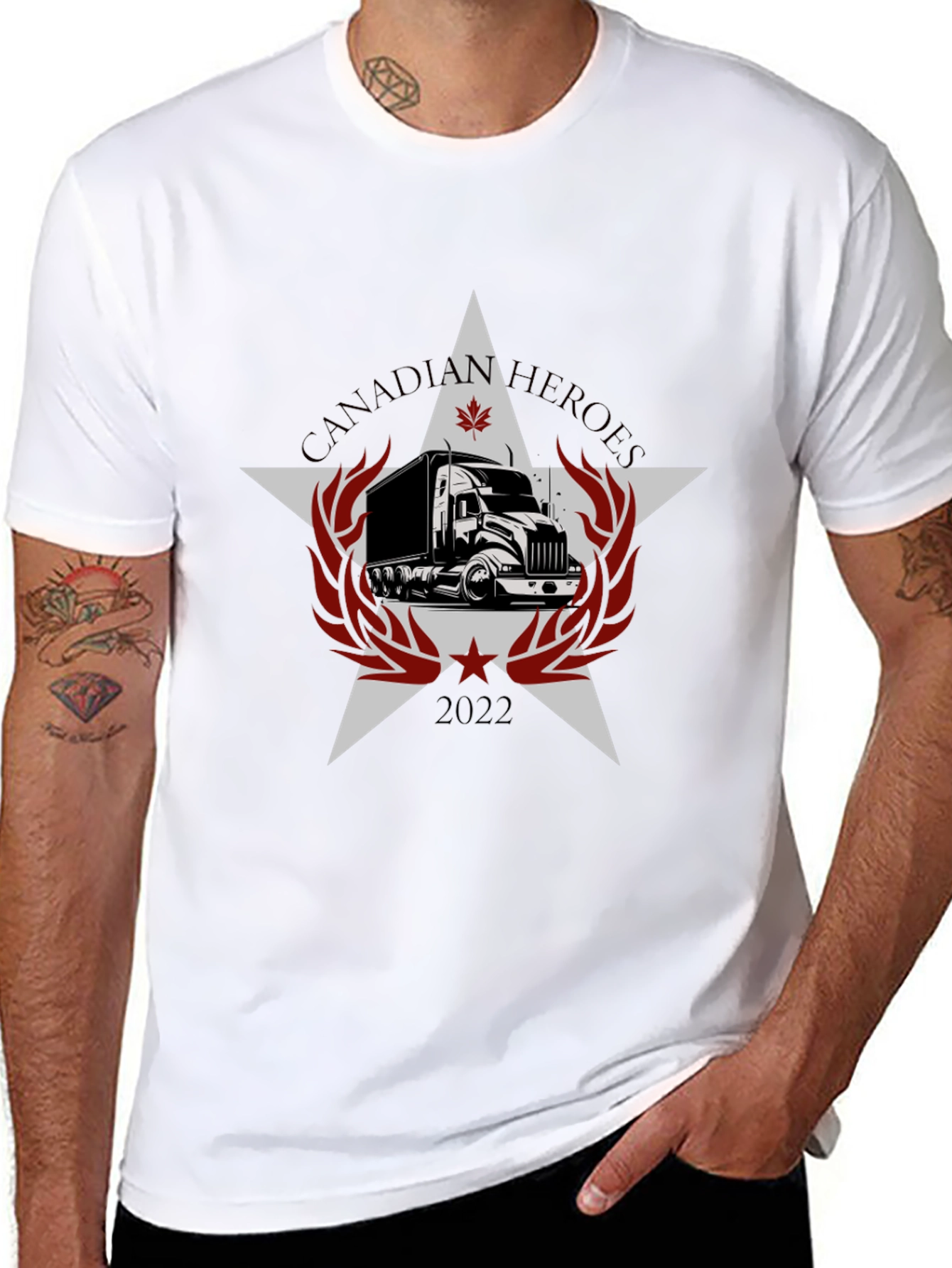 Canadian Heroes 2022 Graphic T-Shirt