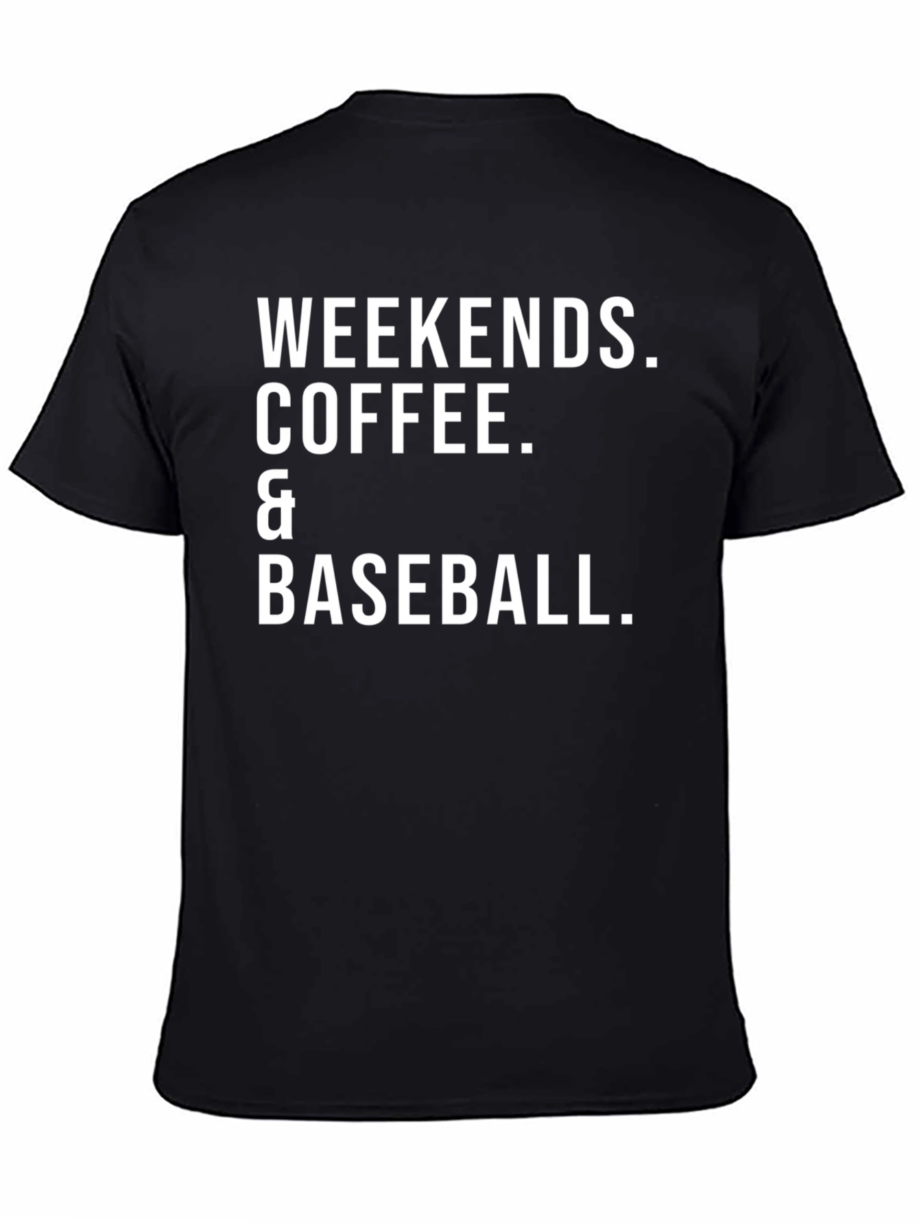 Weekends Coffee & Baseball Graphic Tee
