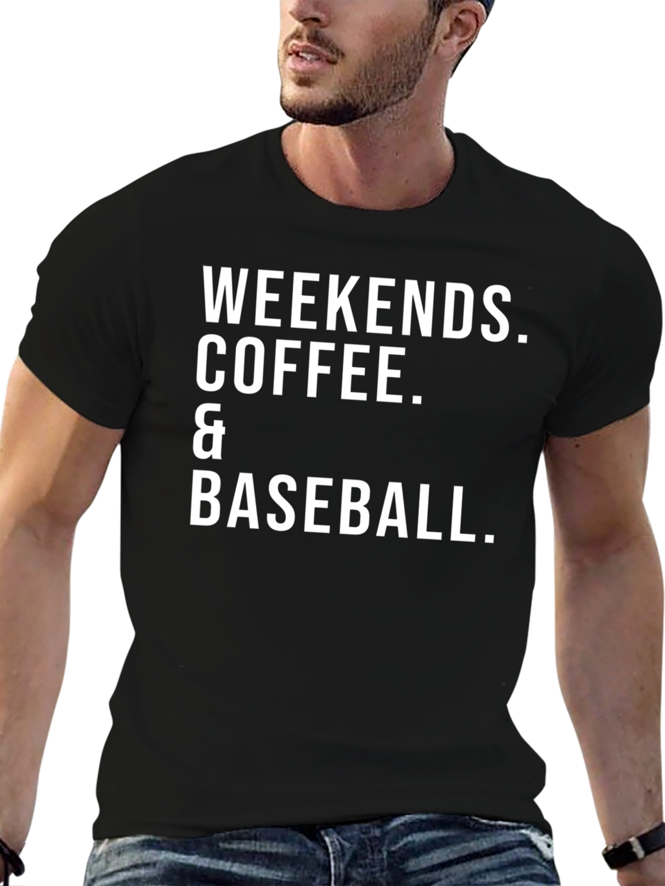 Weekends Coffee & Baseball Graphic Tee