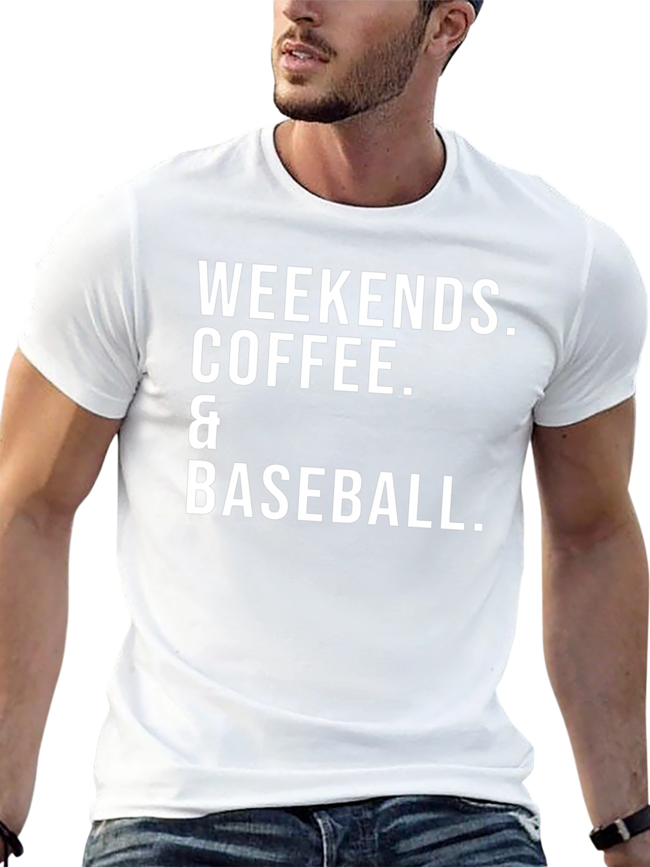 Weekends Coffee & Baseball Graphic Tee