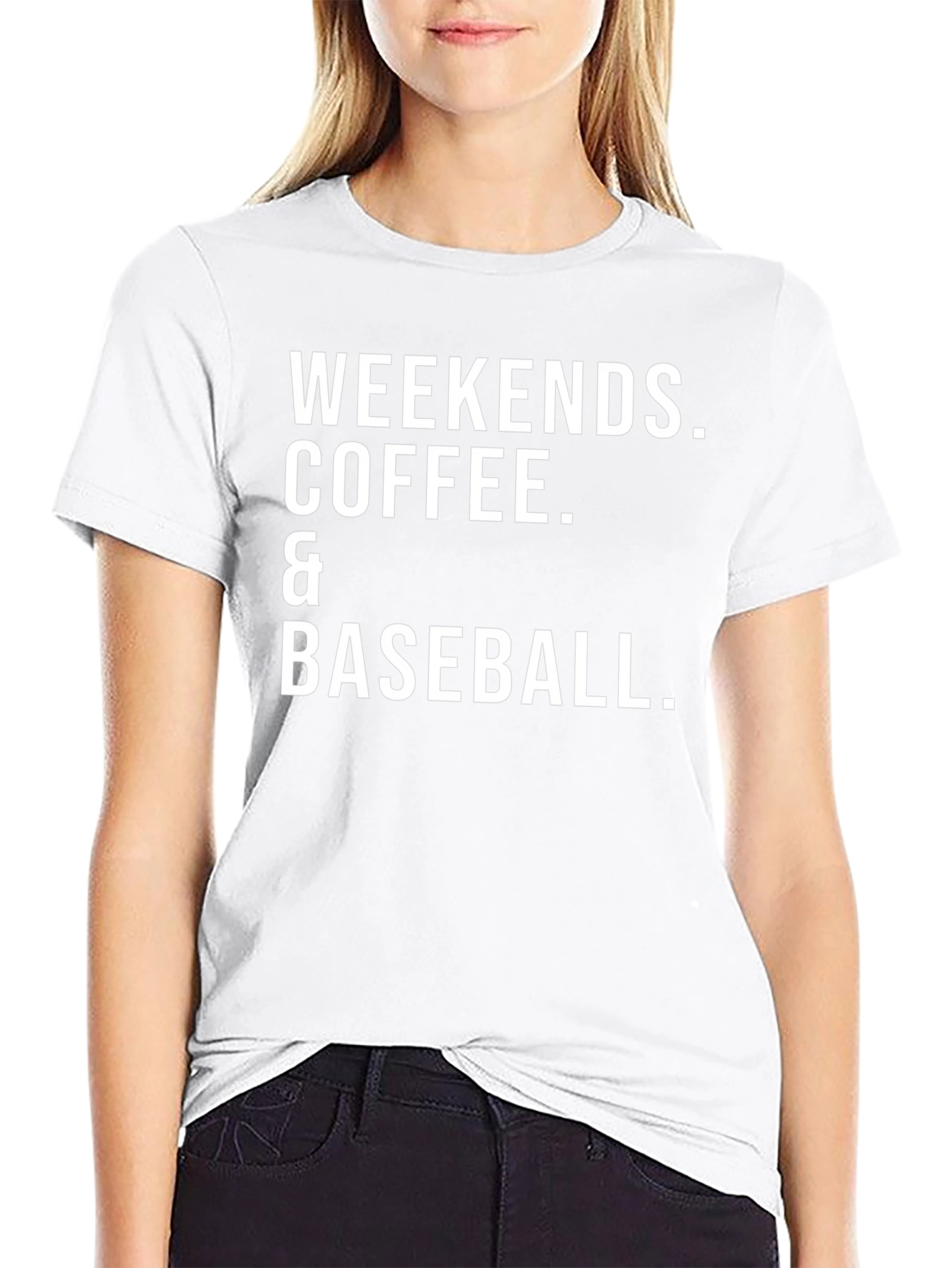 Weekends Coffee & Baseball Graphic Tee