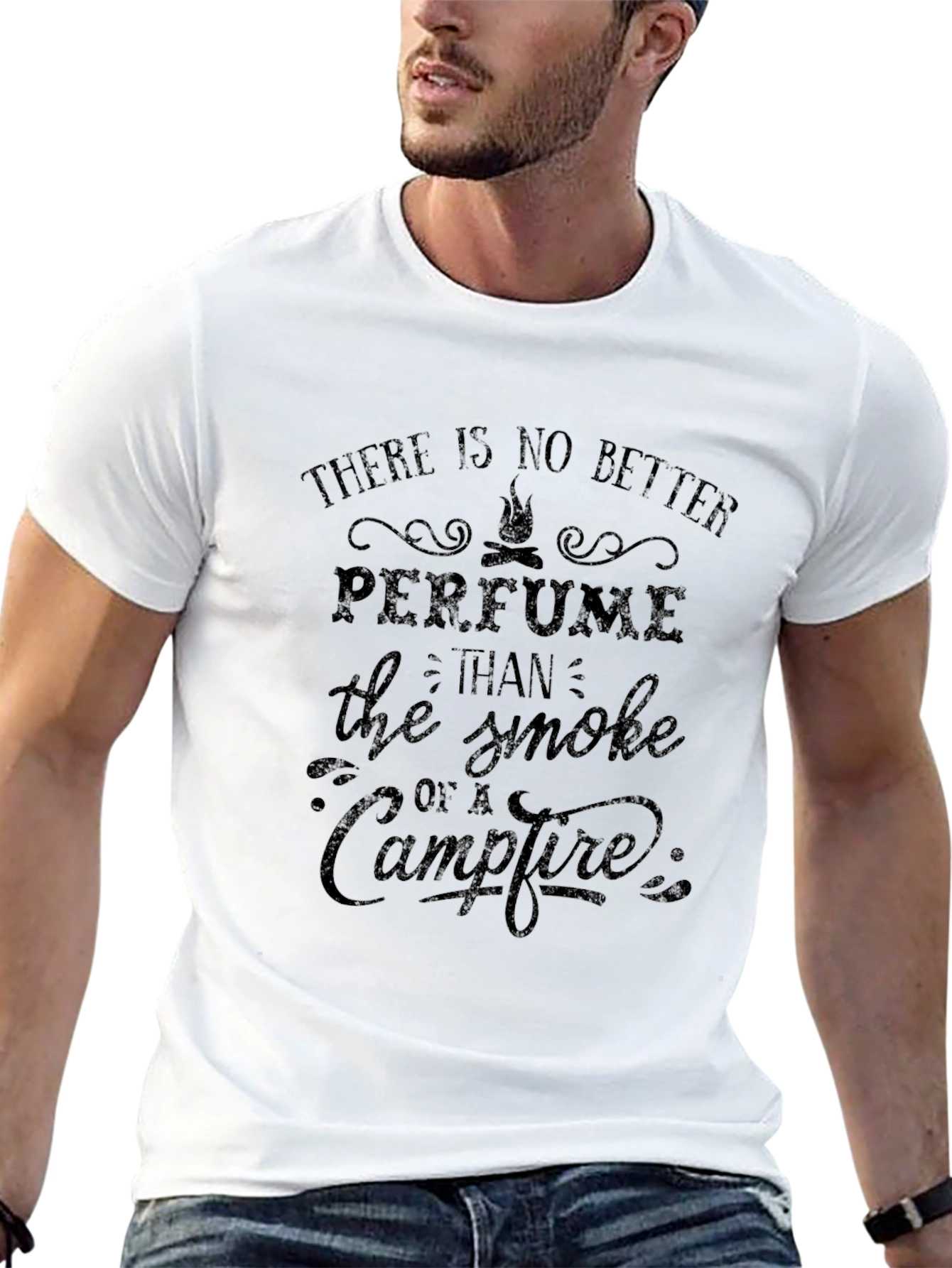 Campfire Smoke Perfume T-Shirt - Camping Tee