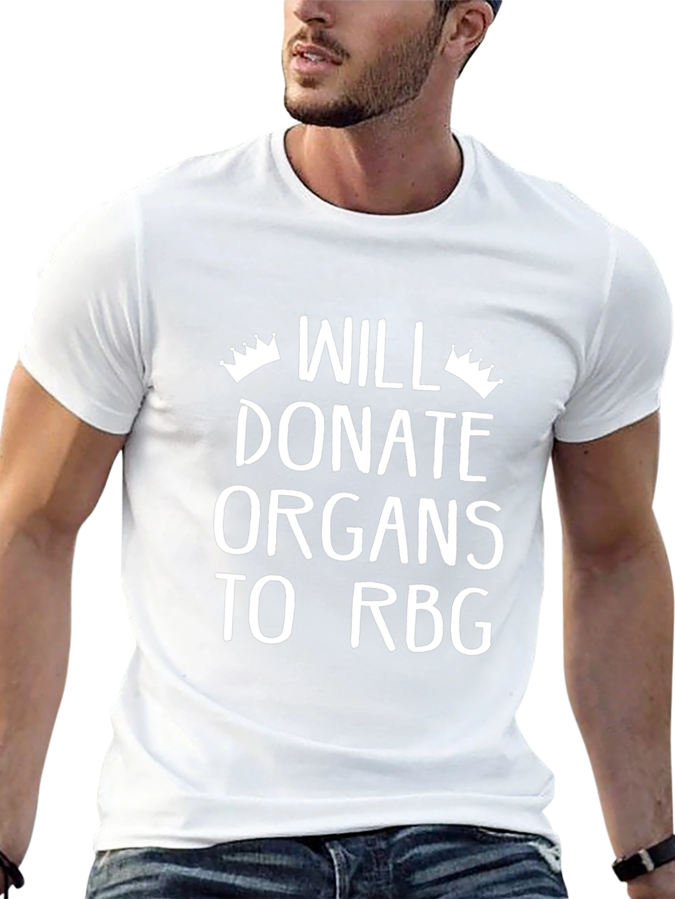 Will Donate Organs to RBG Black T-Shirt