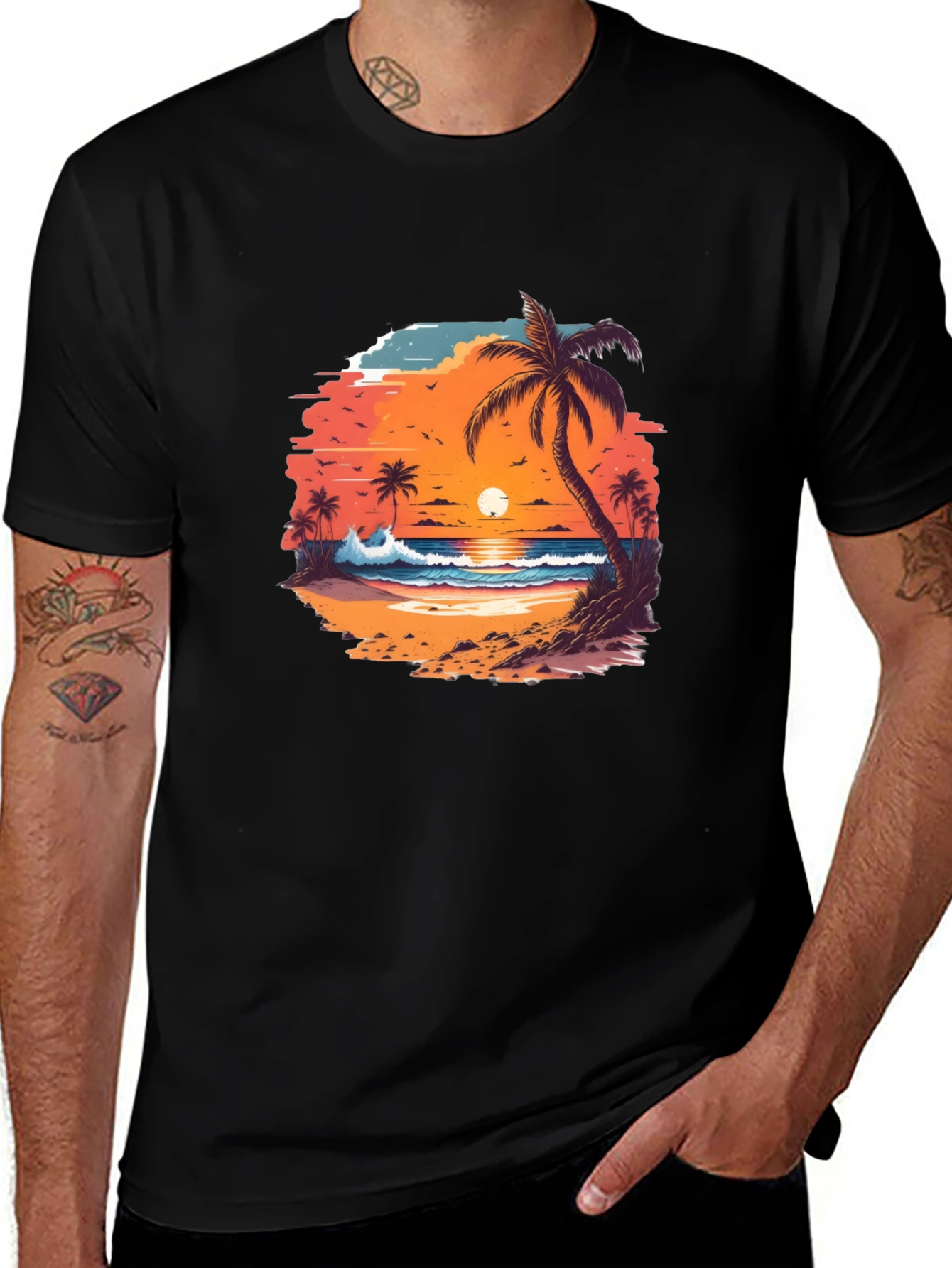 Sunset Beach Graphic Tee