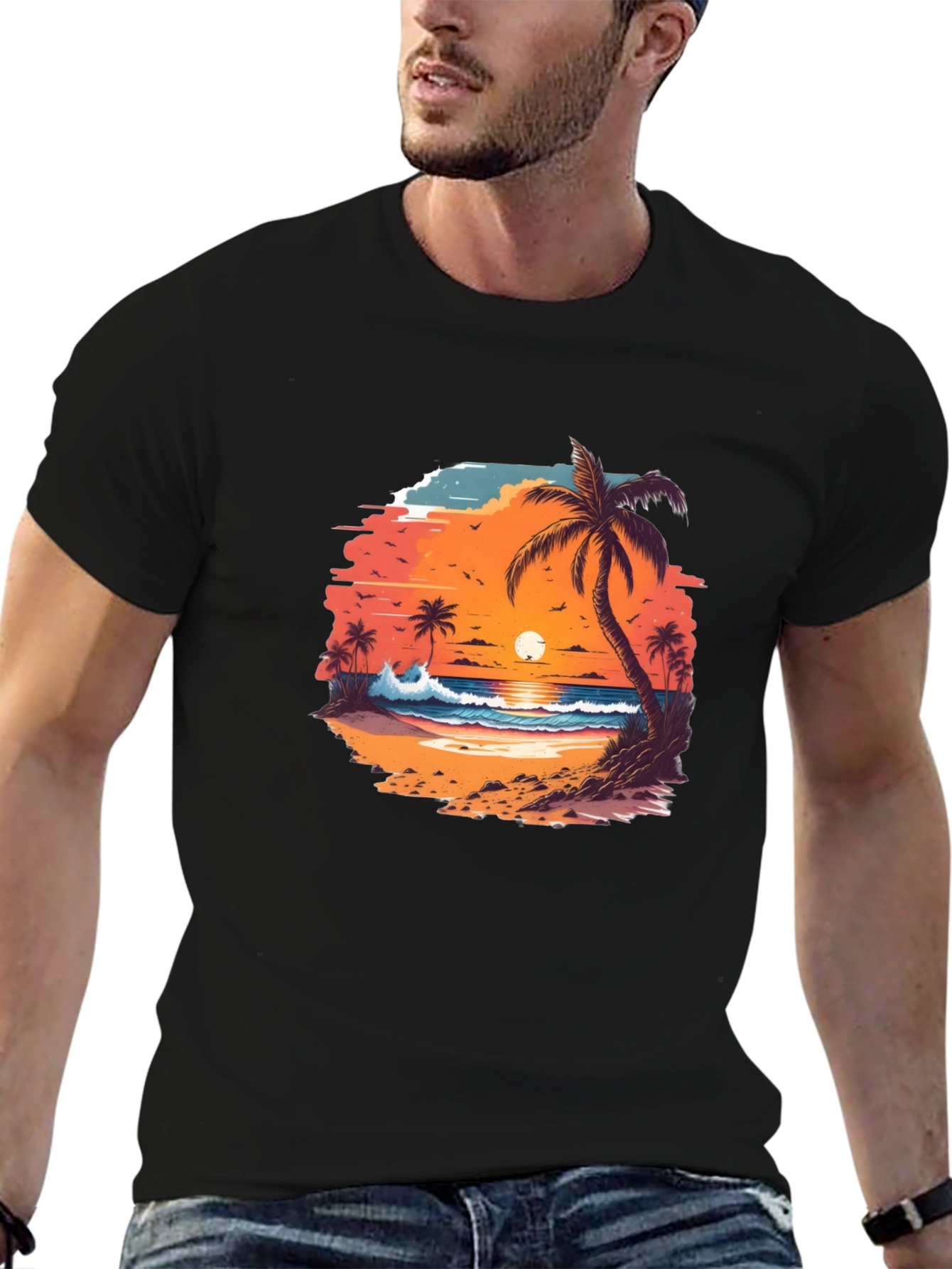 Sunset Beach Graphic Tee