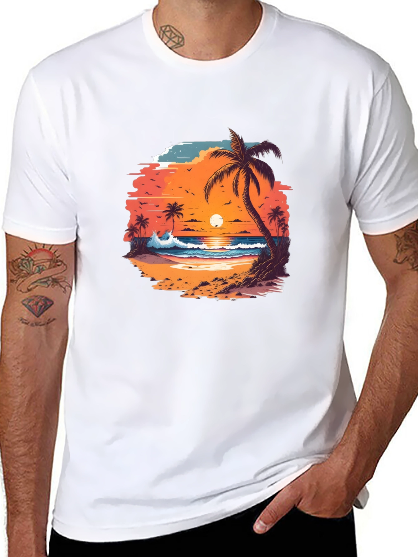 Sunset Beach Graphic Tee