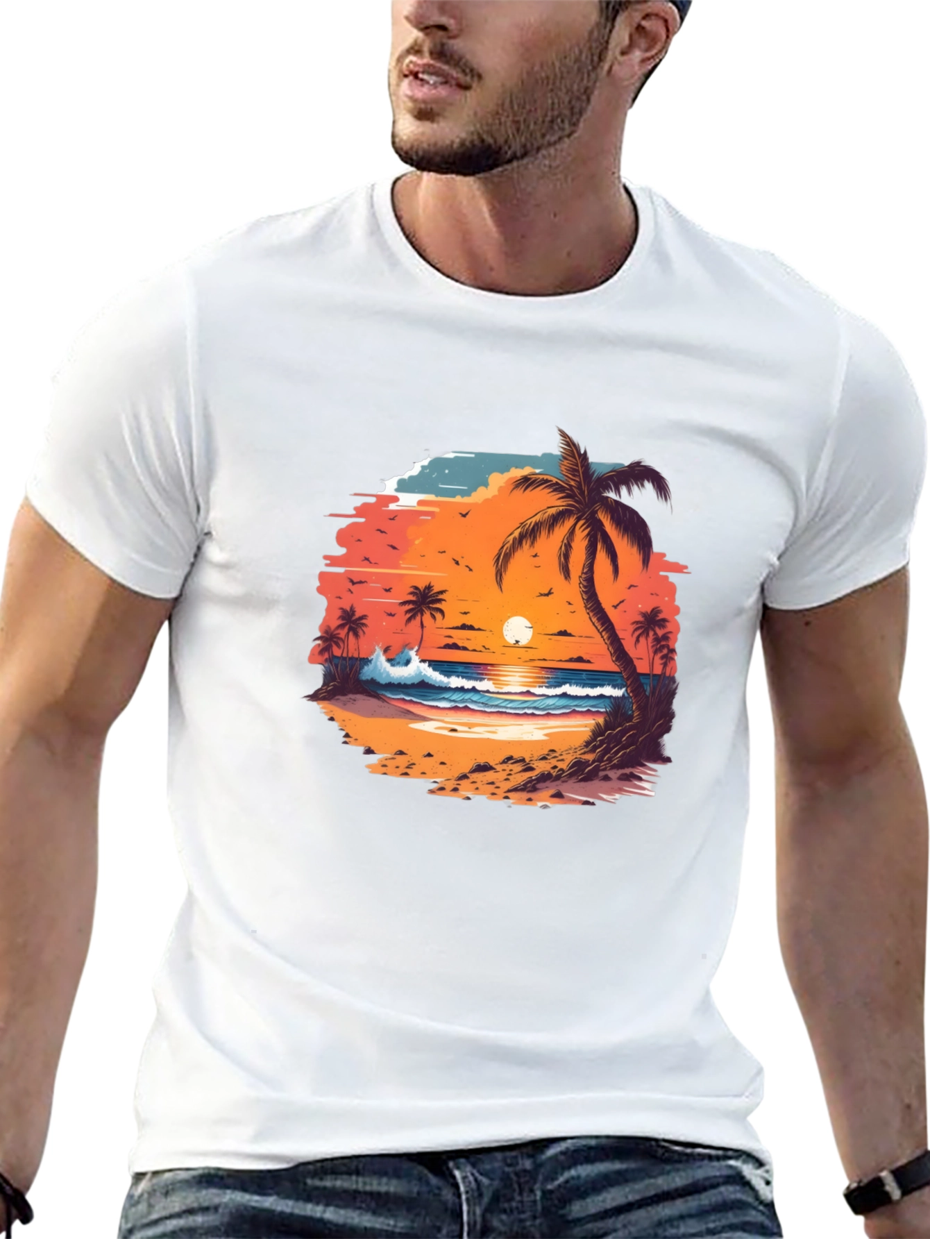 Sunset Beach Graphic Tee