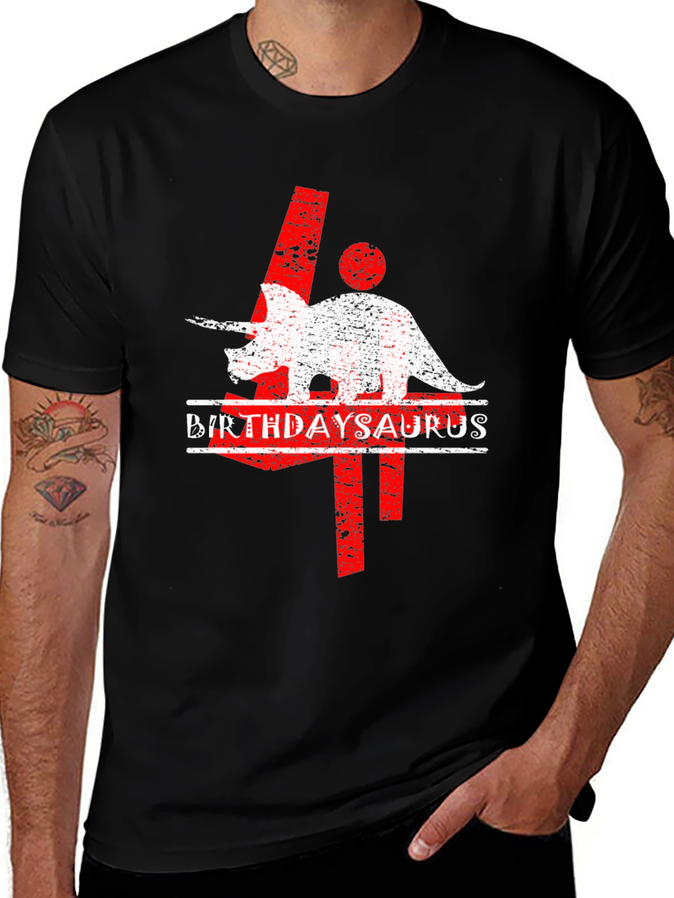 Birthday Triceratops Dinosaur T-Shirt