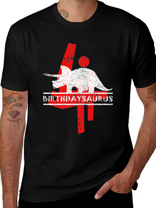 Birthday Triceratops Dinosaur T-Shirt