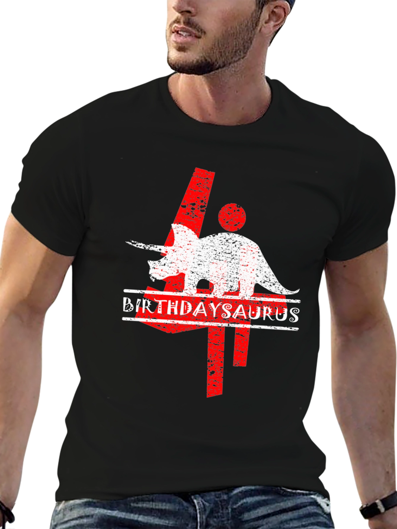 Birthday Triceratops Dinosaur T-Shirt