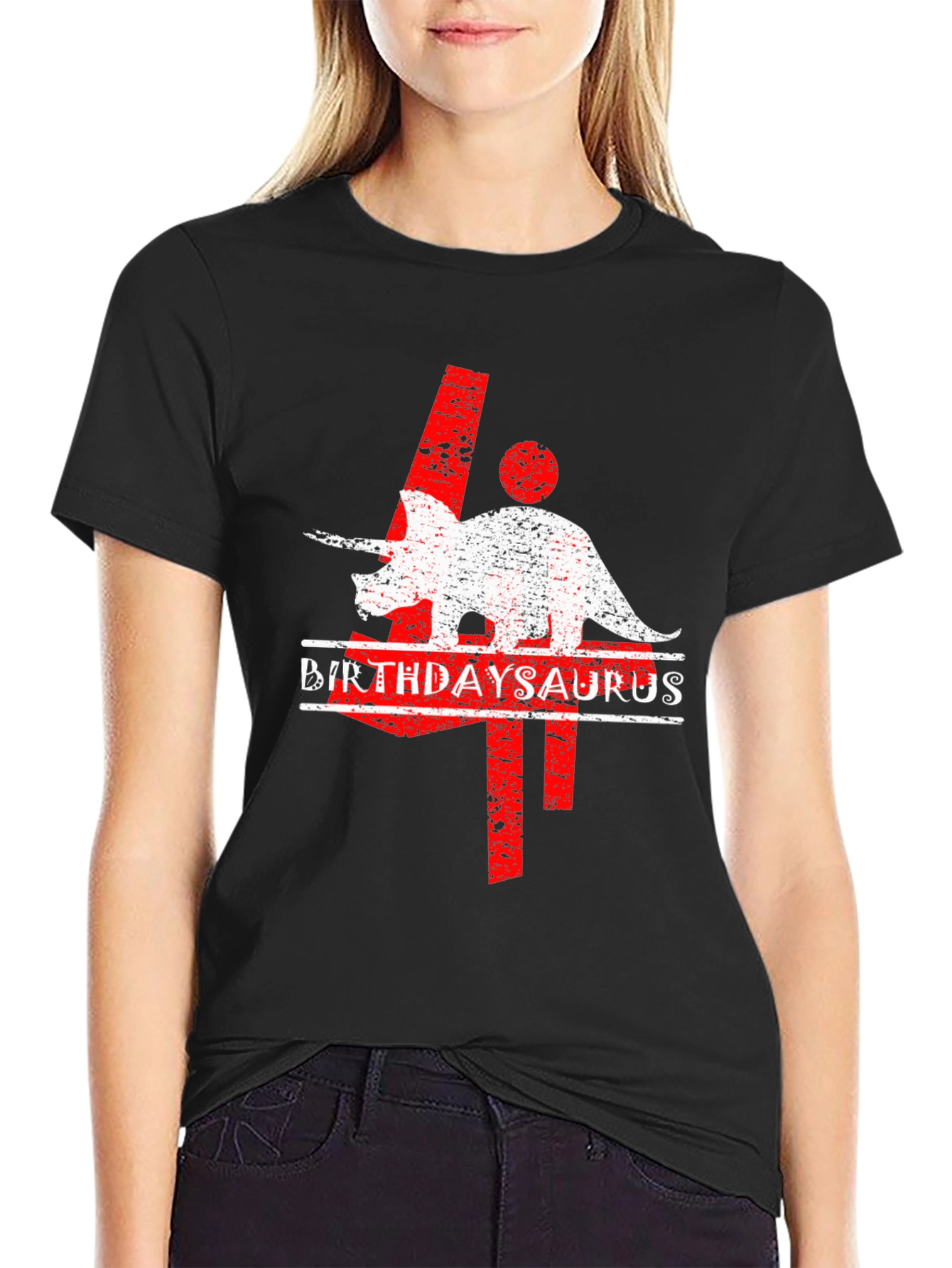 Birthday Triceratops Dinosaur T-Shirt
