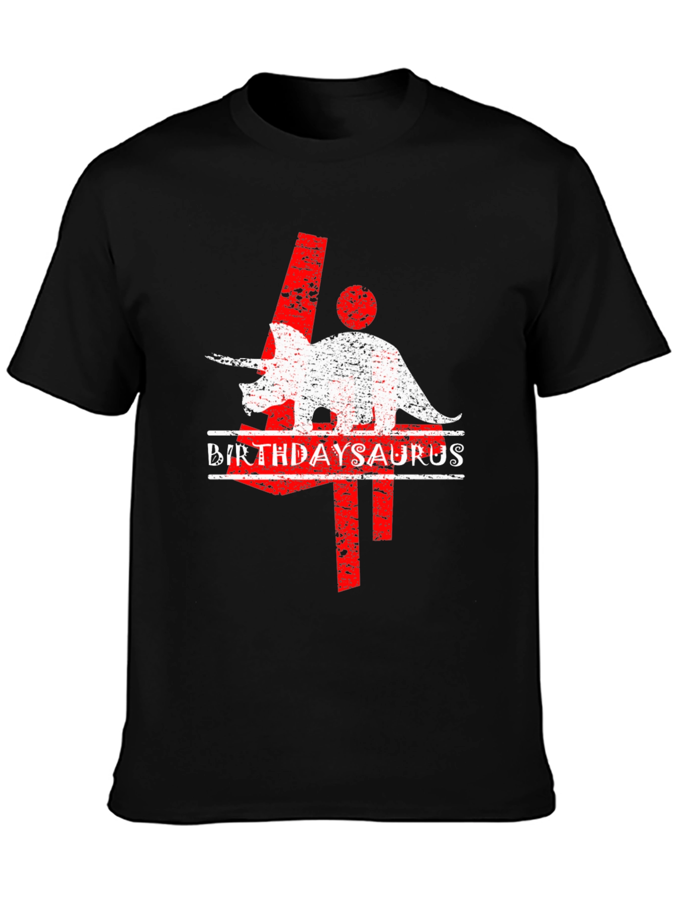 Birthday Triceratops Dinosaur T-Shirt