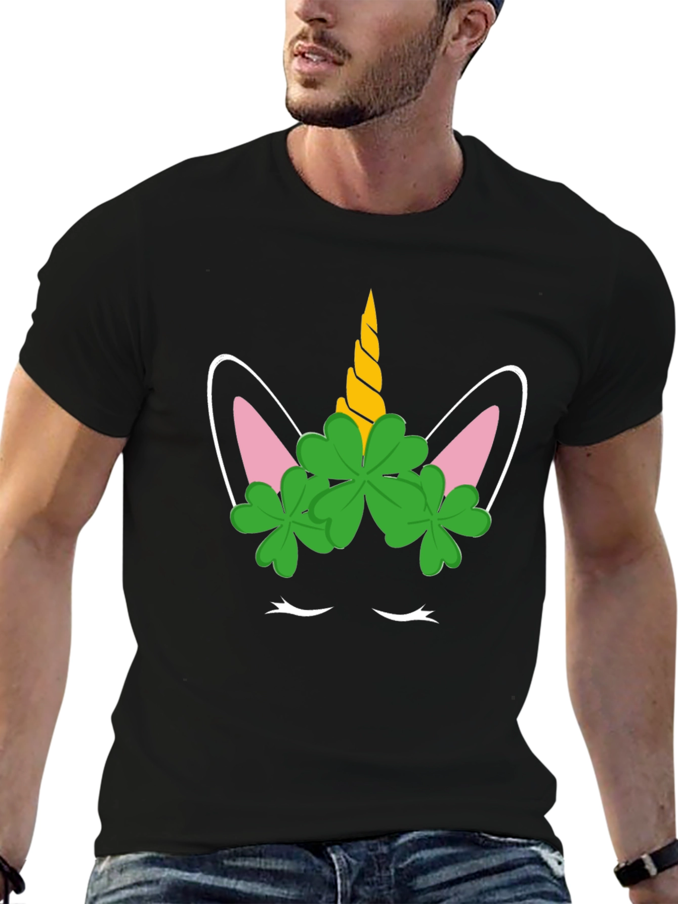 Unicorn Clover St. Patricks Day T-Shirt