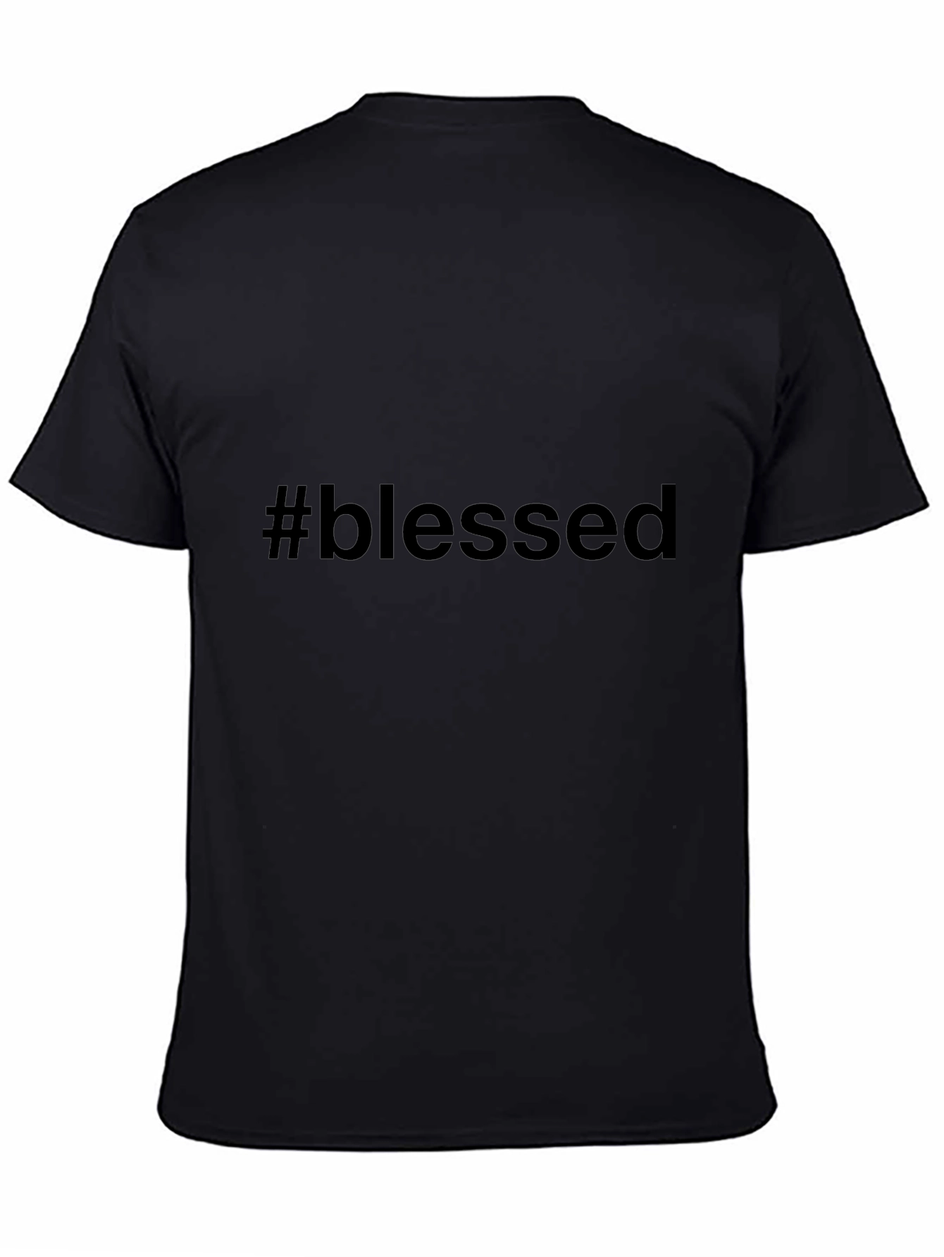 #blessed Black T-Shirt - Stylish & Comfortable