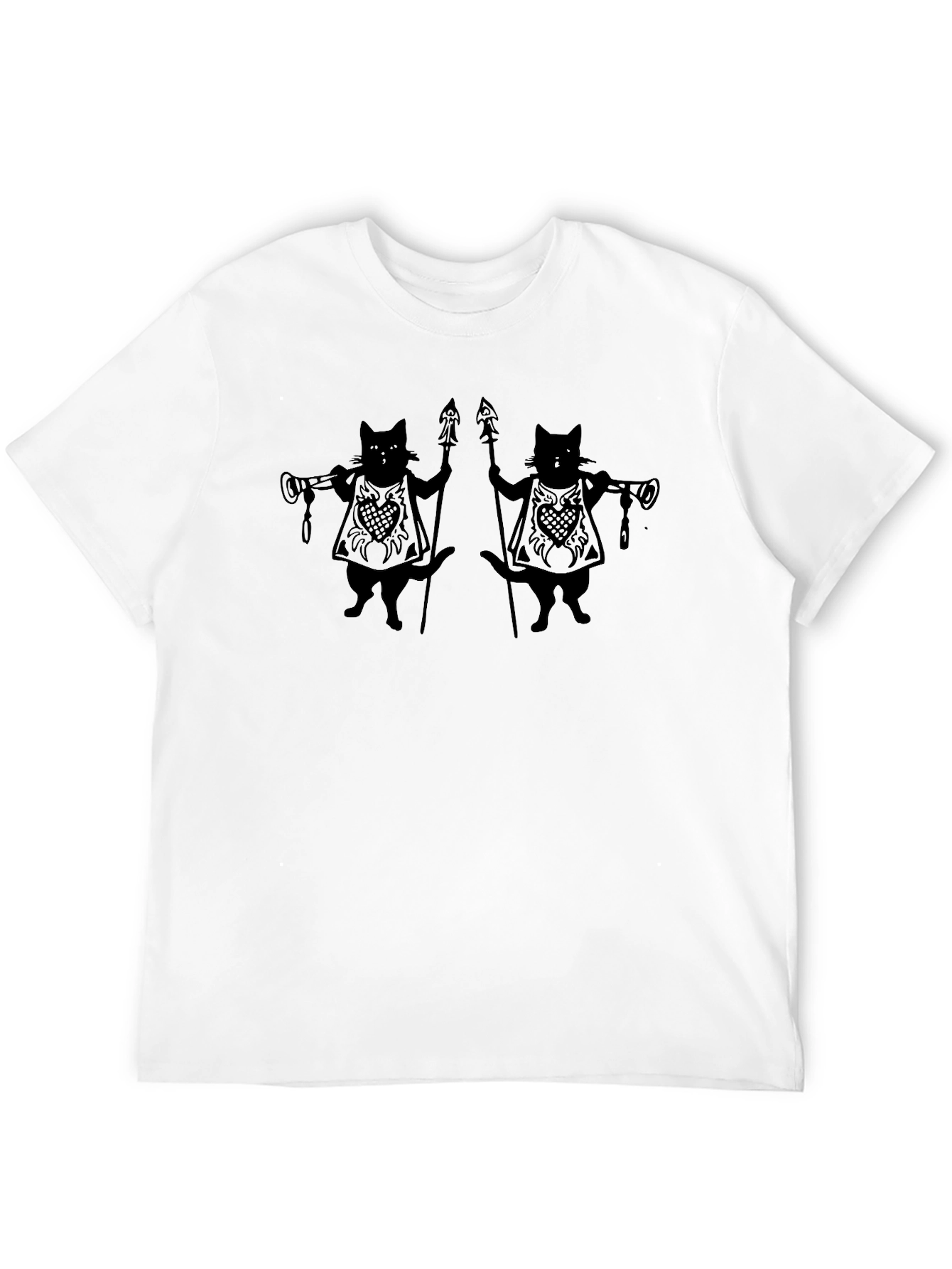 Black Cat Samurai Graphic Tee