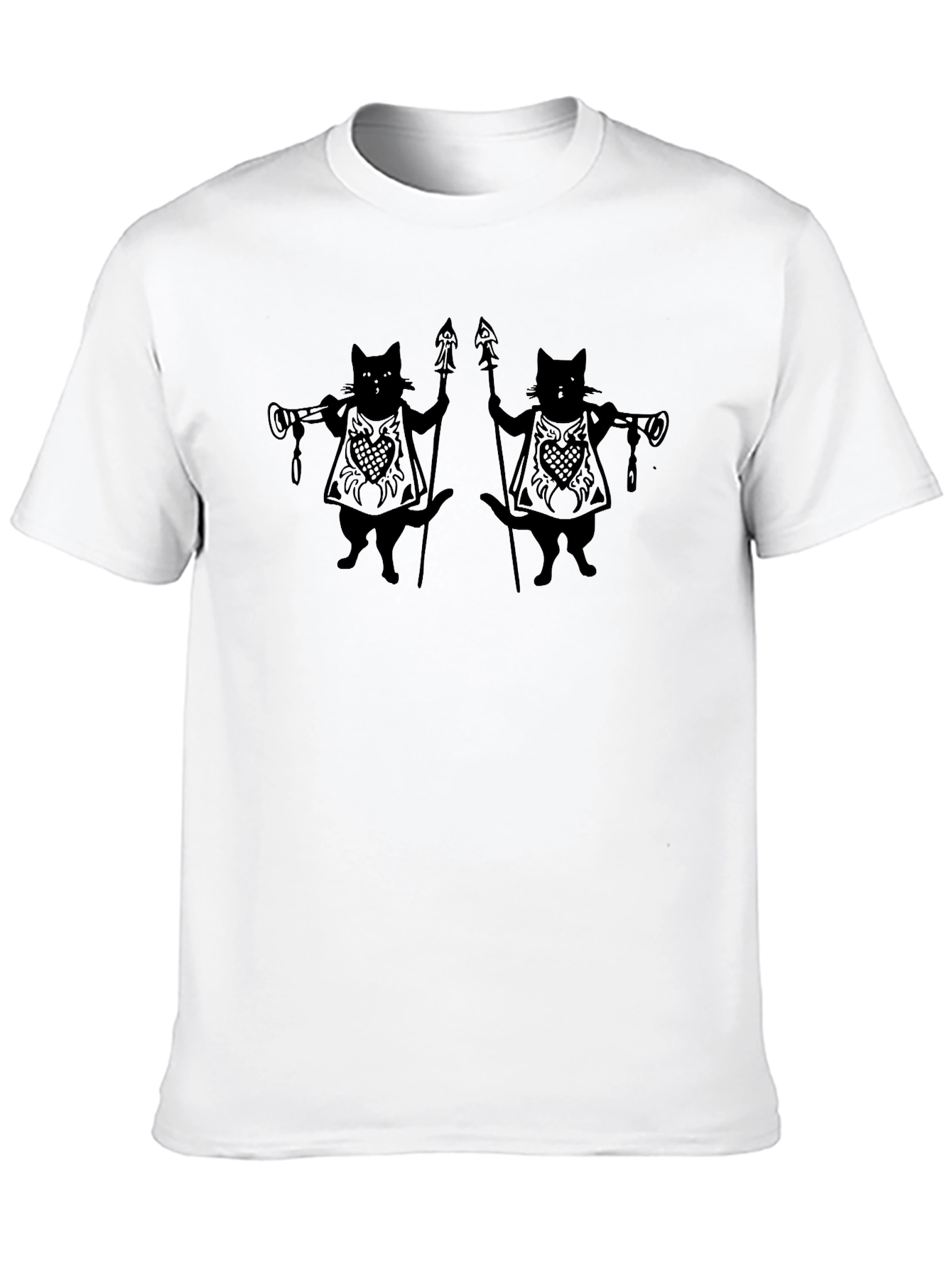 Black Cat Samurai Graphic Tee