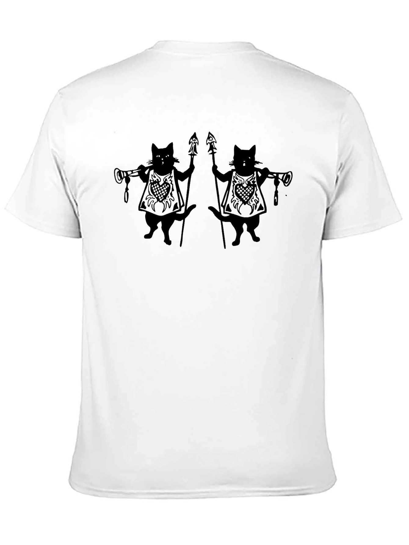 Black Cat Samurai Graphic Tee