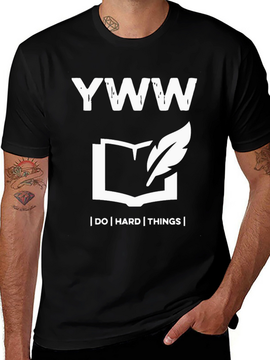 YWV Book & Quill Graphic T-Shirt - Do Hard Things