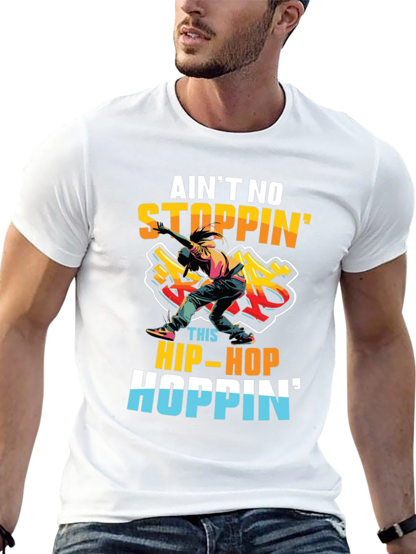 Aint No Stopping Hip-Hop Hoppin T-Shirt