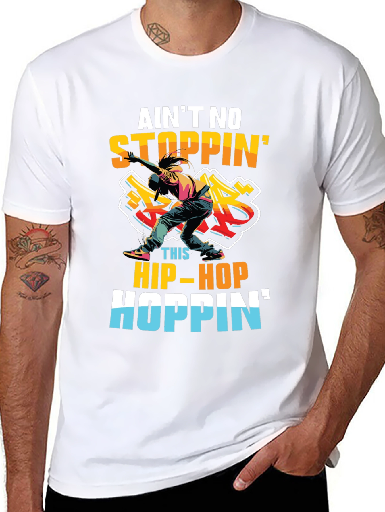 Aint No Stopping Hip-Hop Hoppin T-Shirt