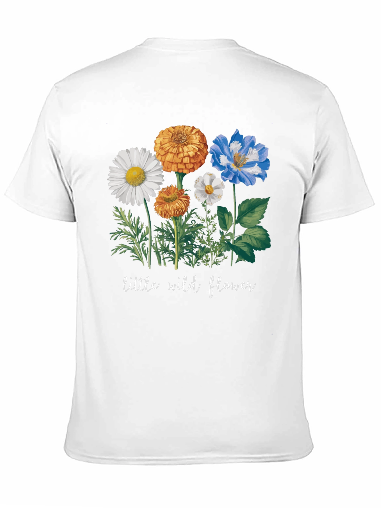 Wildflower Graphic Tee - Soft Cotton Casual Wear