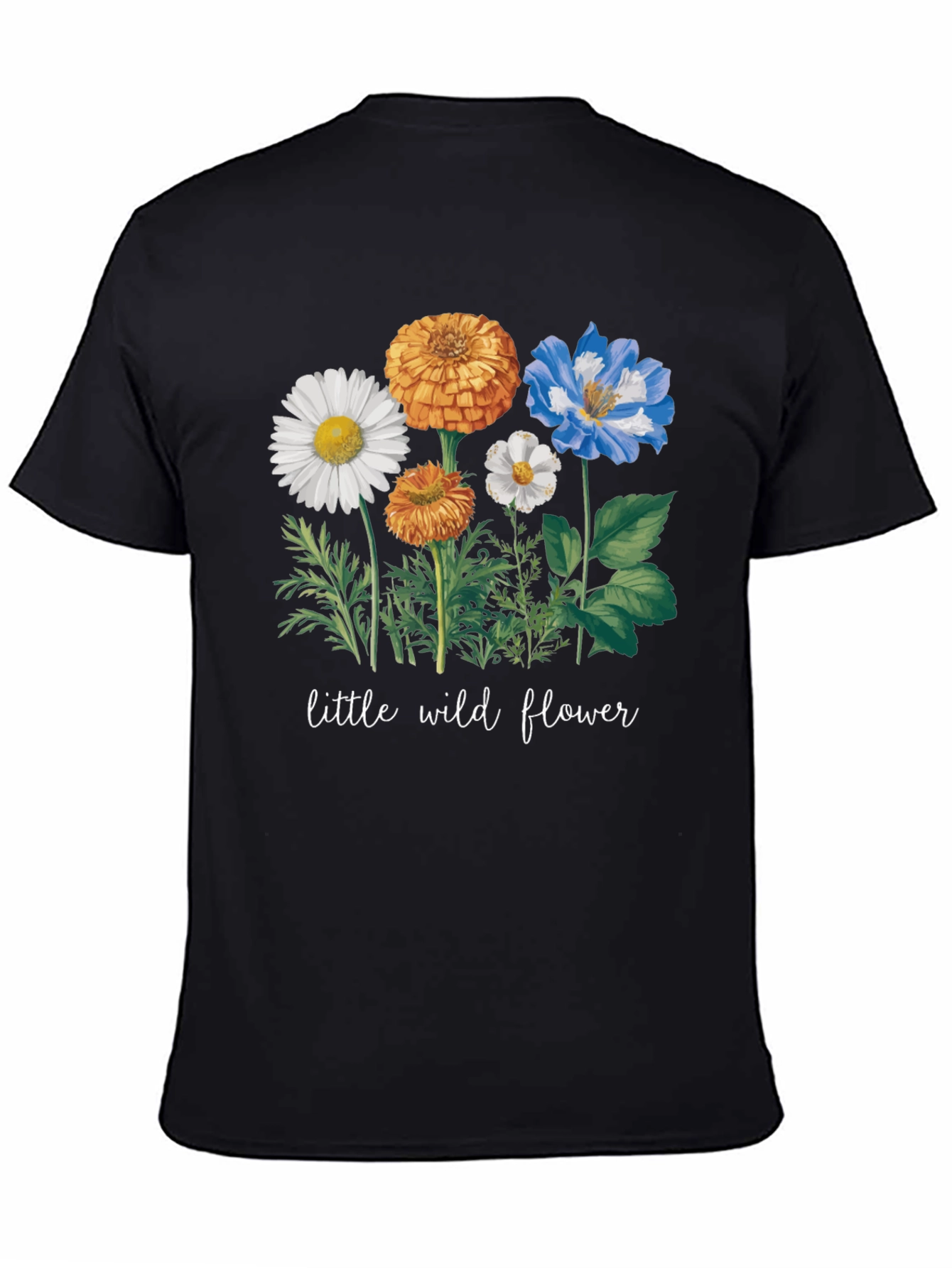 Wildflower Graphic Tee - Soft Cotton Casual Wear