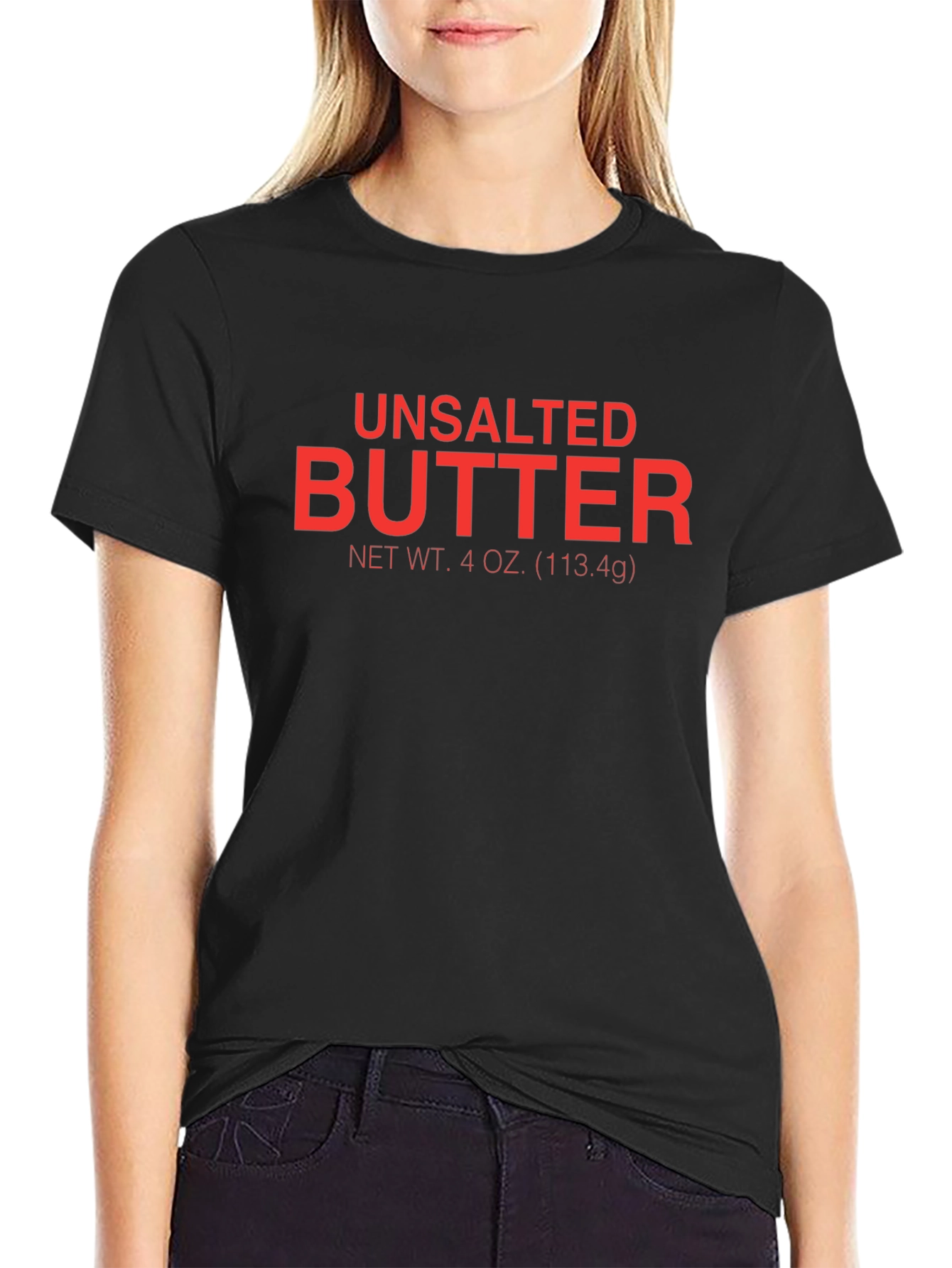 Unsalted Butter Graphic T-Shirt - Novelty Tee