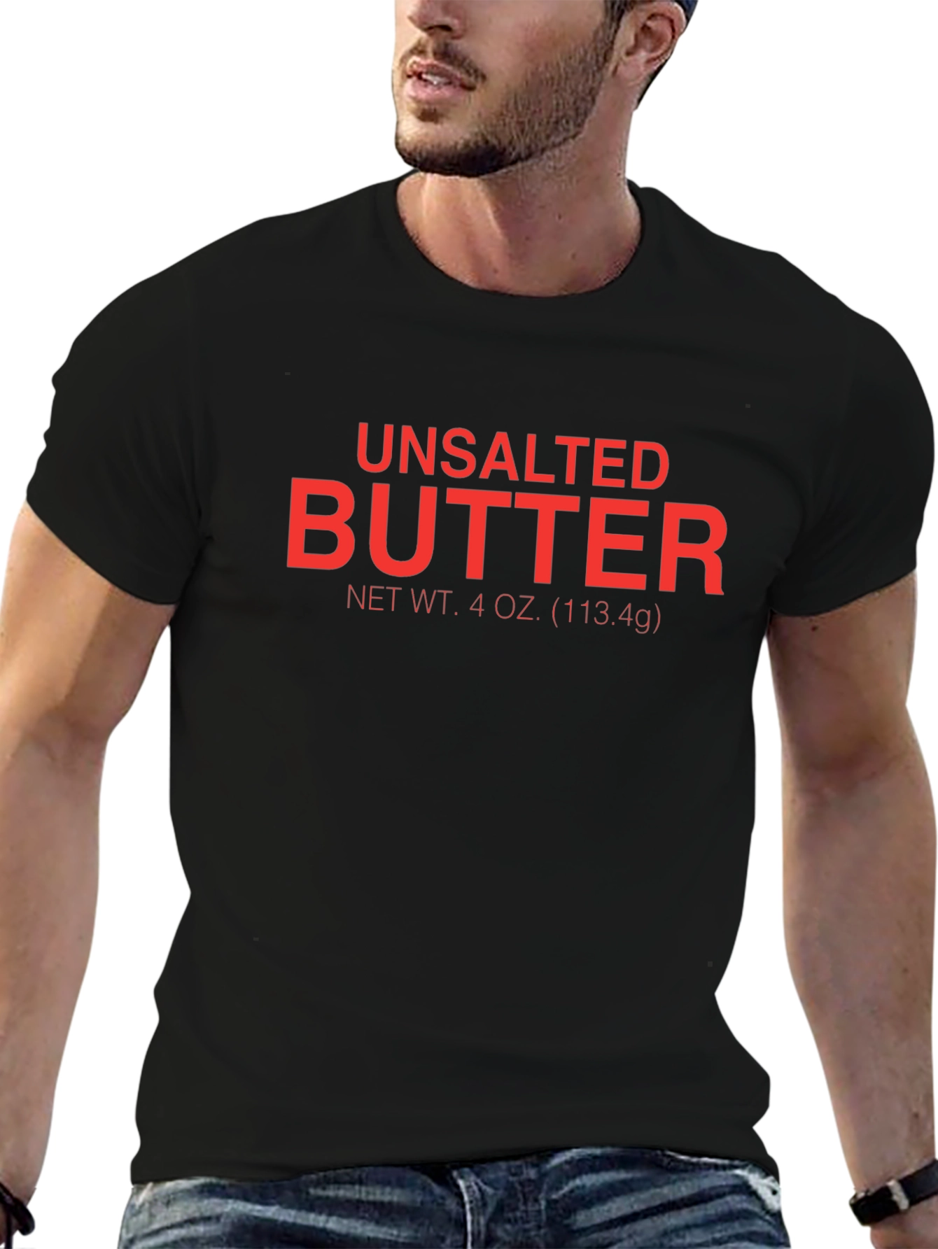 Unsalted Butter Graphic T-Shirt - Novelty Tee