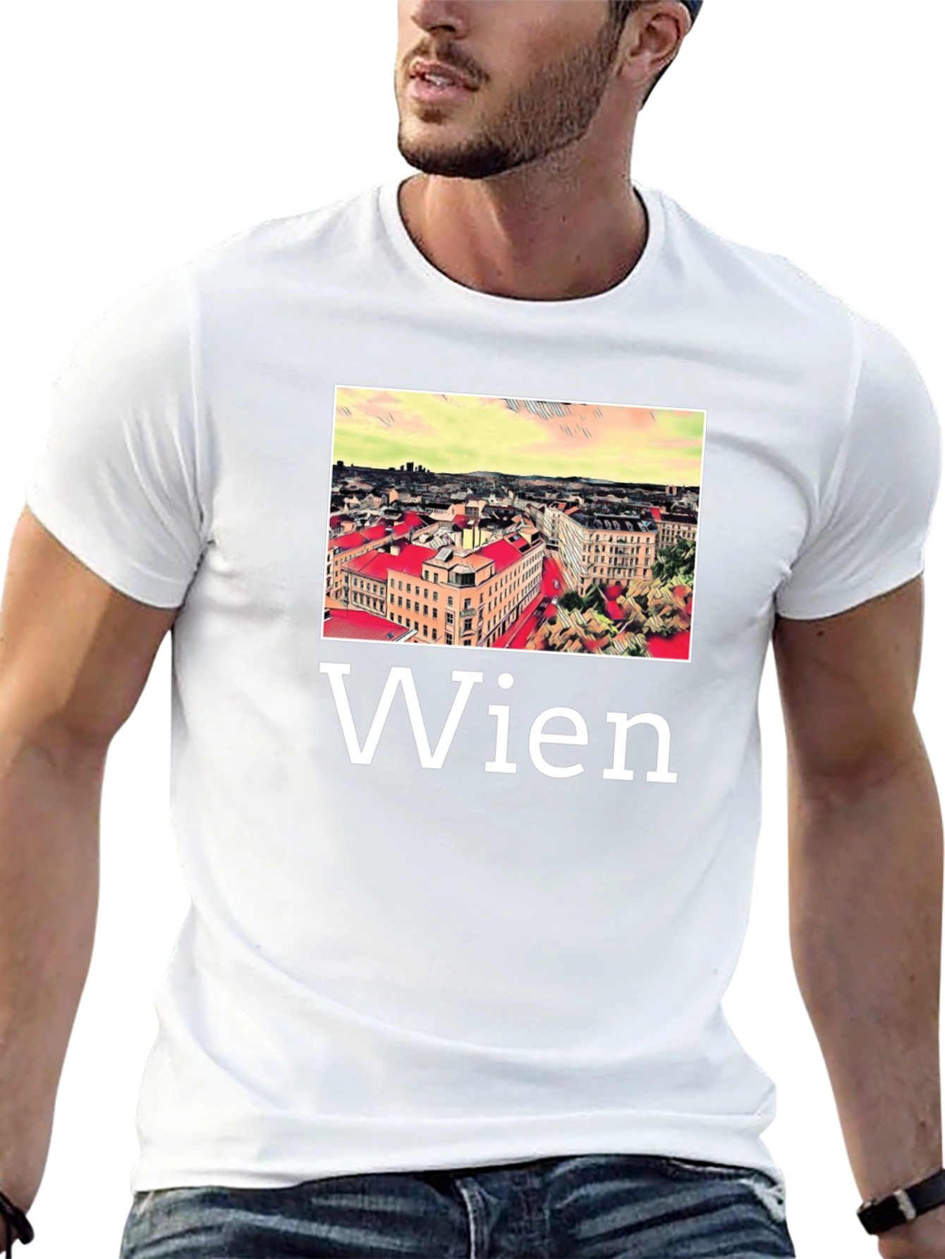 Vienna Cityscape T-Shirt - Wien Austria Tee