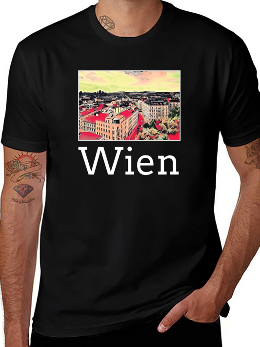 Vienna Cityscape T-Shirt - Wien Austria Tee