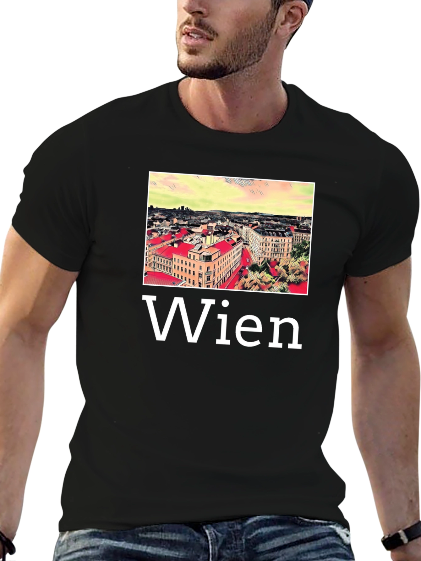 Vienna Cityscape T-Shirt - Wien Austria Tee